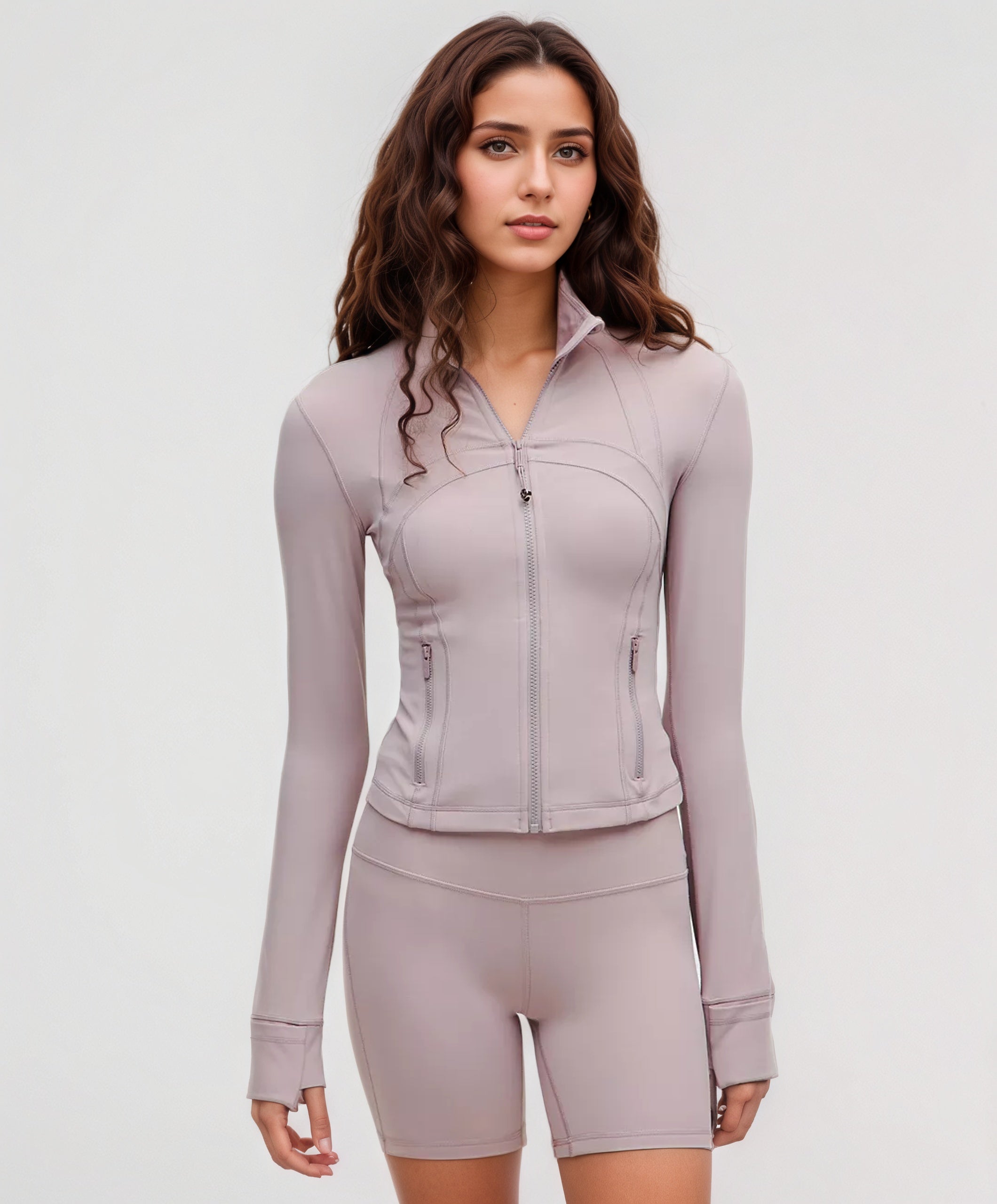 High Mobility Cropped Zip Jacket-My Comfy Blouse