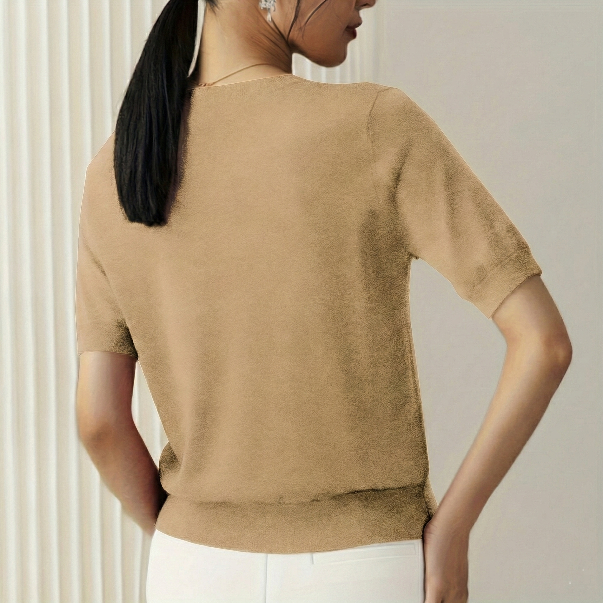 Lightweight Casual Short Sleeve T Shirt For Spring And Summer Wear For Women