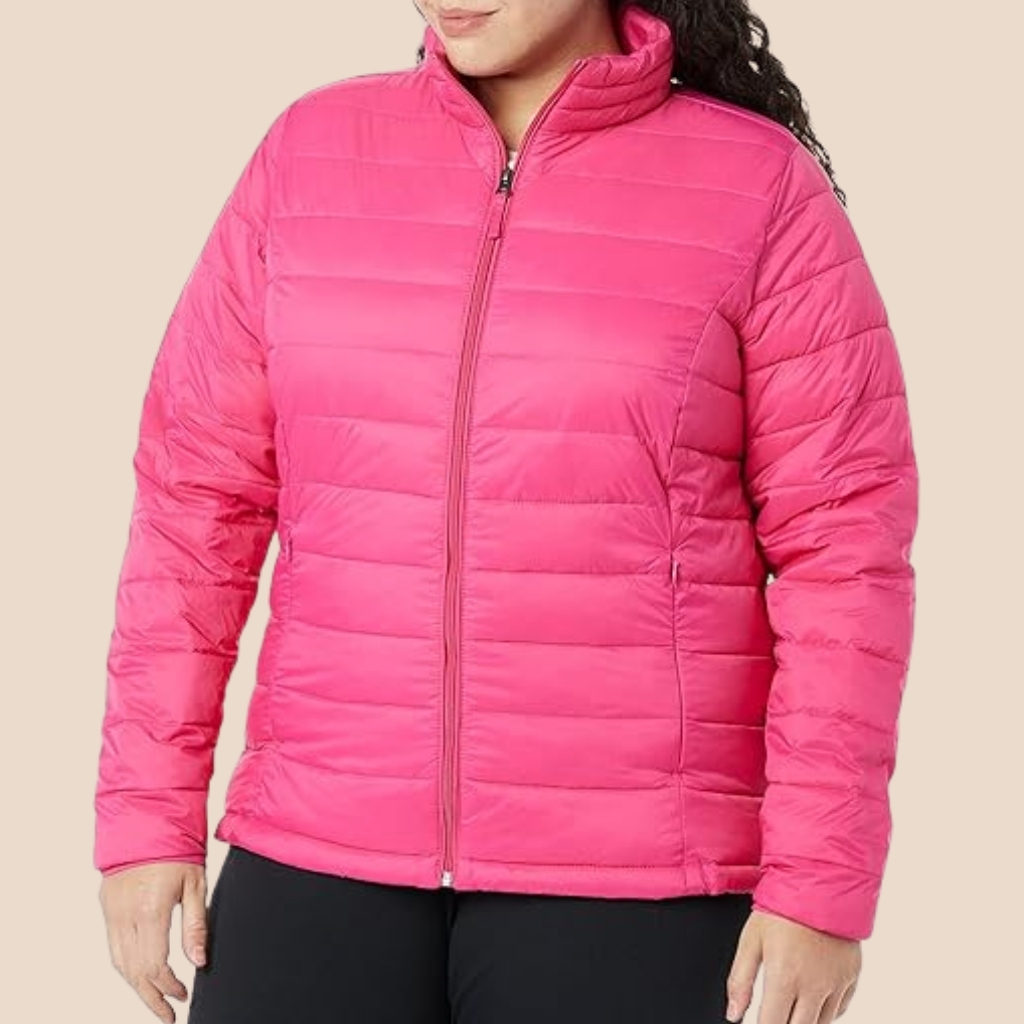 Lightweight Packable Puffer Jacket For Women