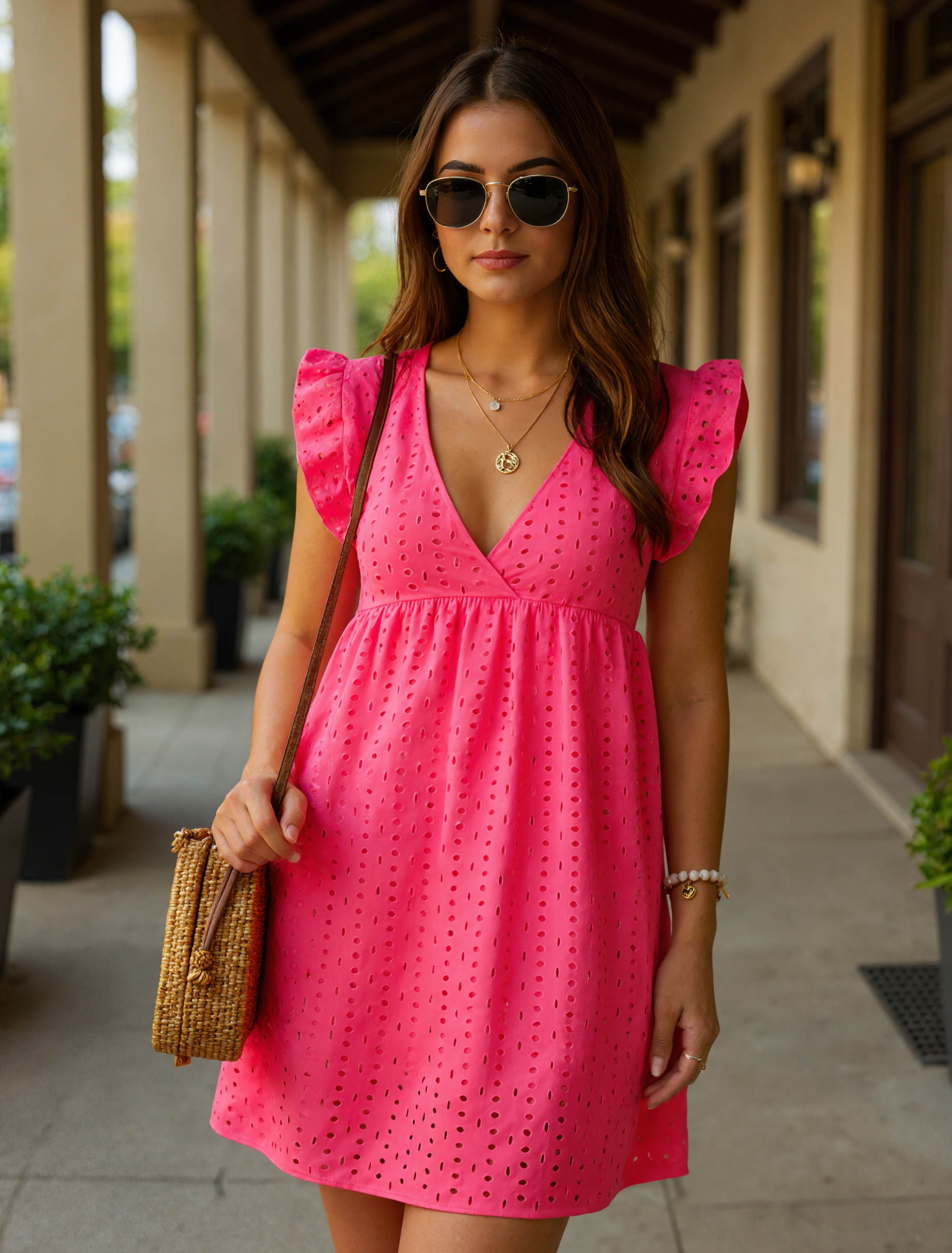 Lightweight Summer Romper Dress