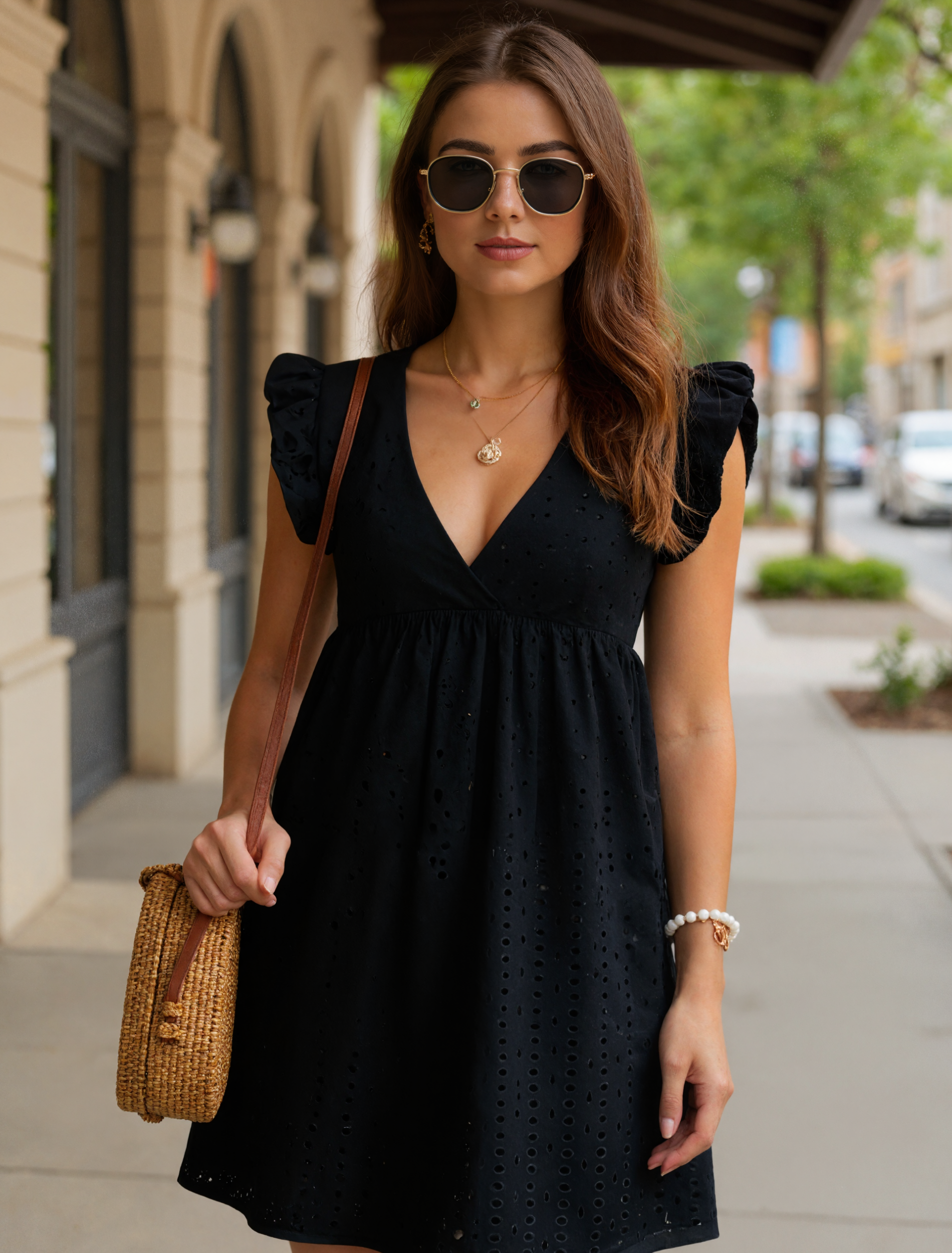 Lightweight Summer Romper Dress