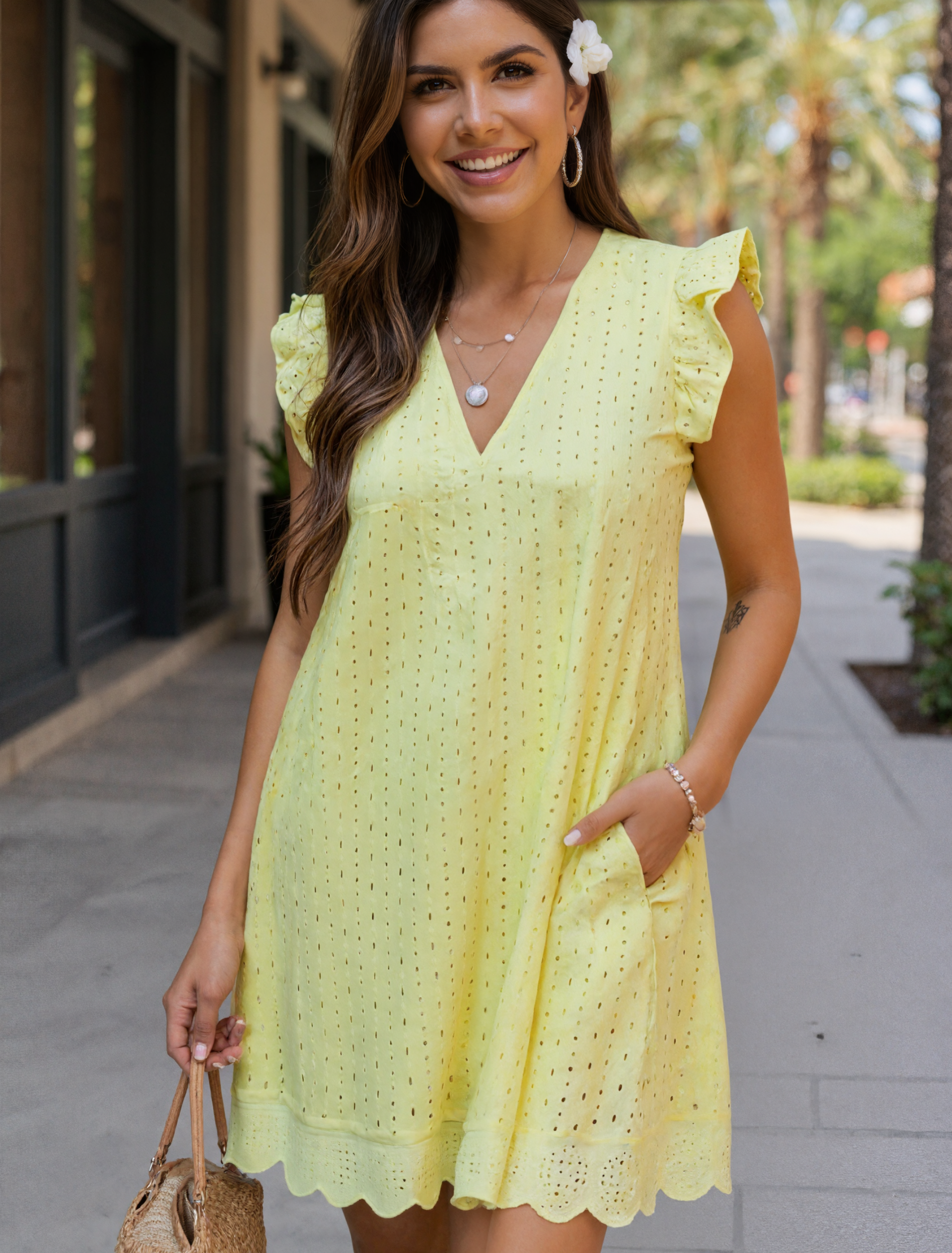 Lightweight Summer Romper Dress