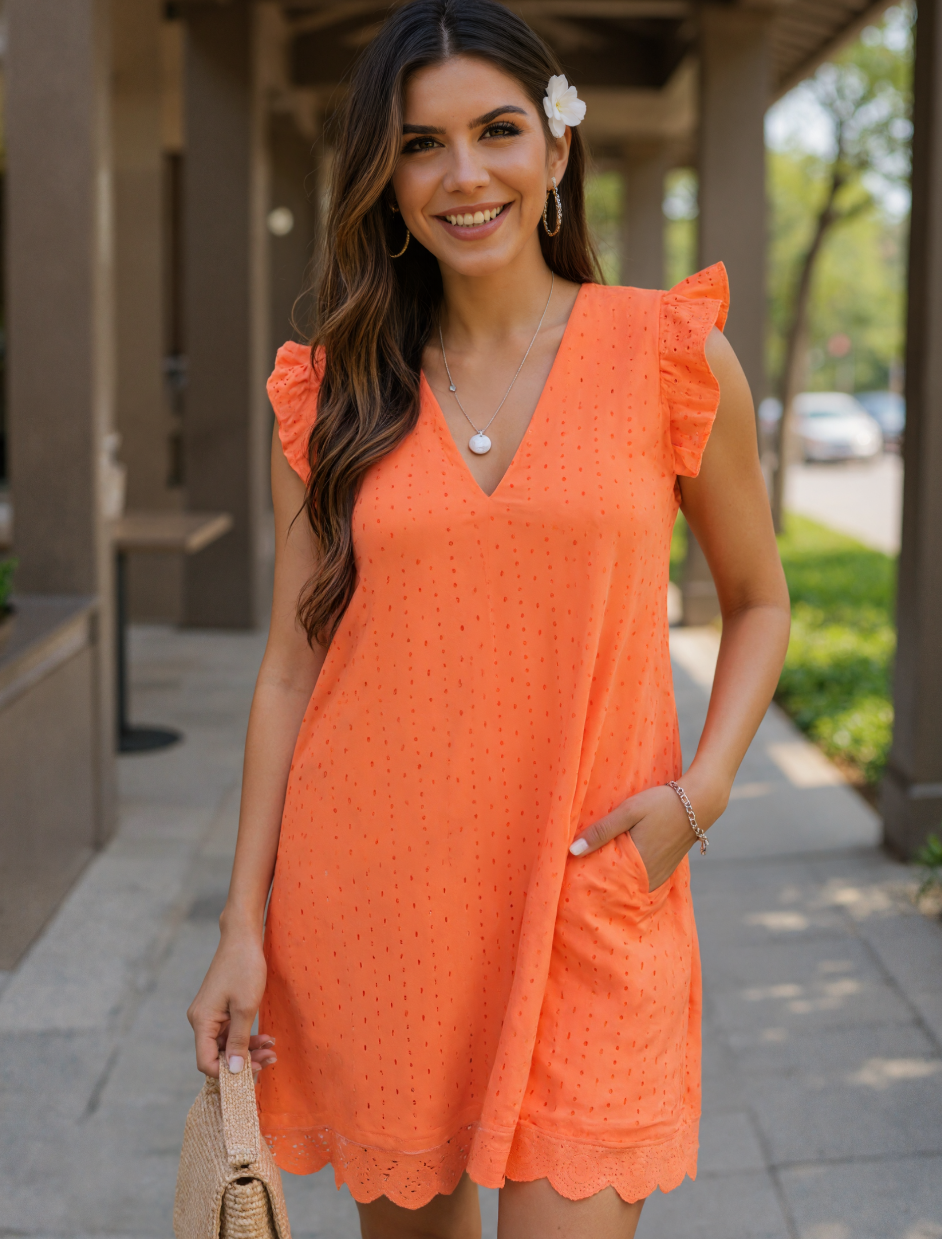 Lightweight Summer Romper Dress