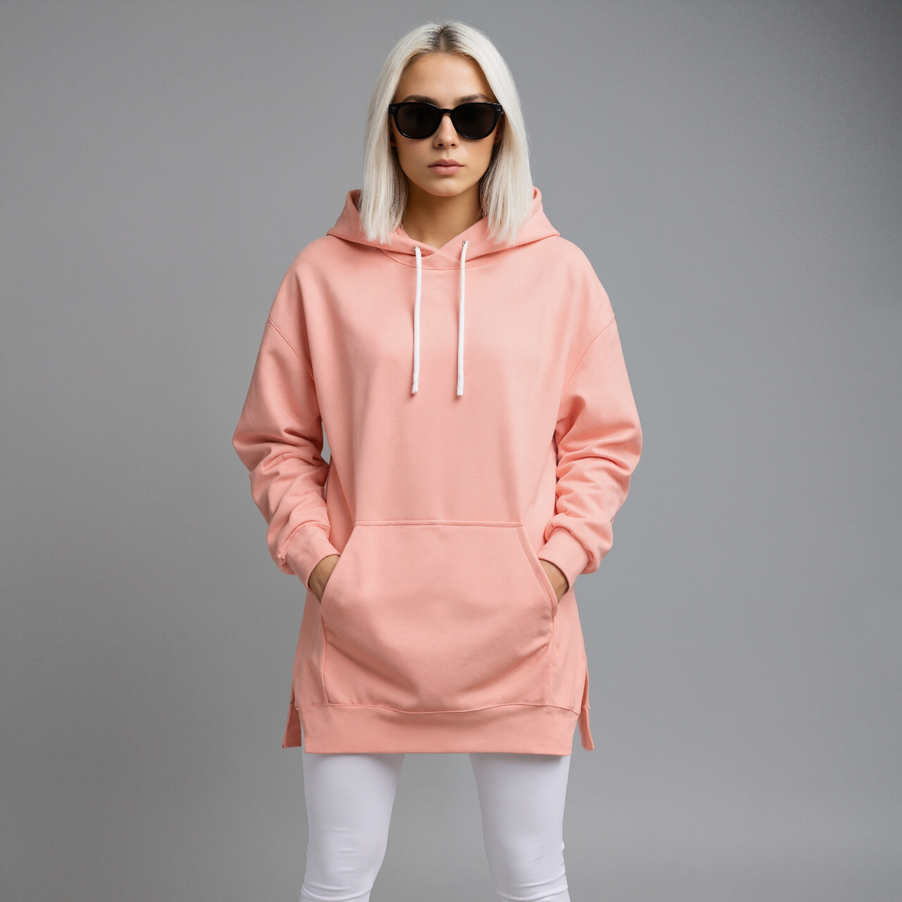 Loose Fit Pullover Hoodie Dress