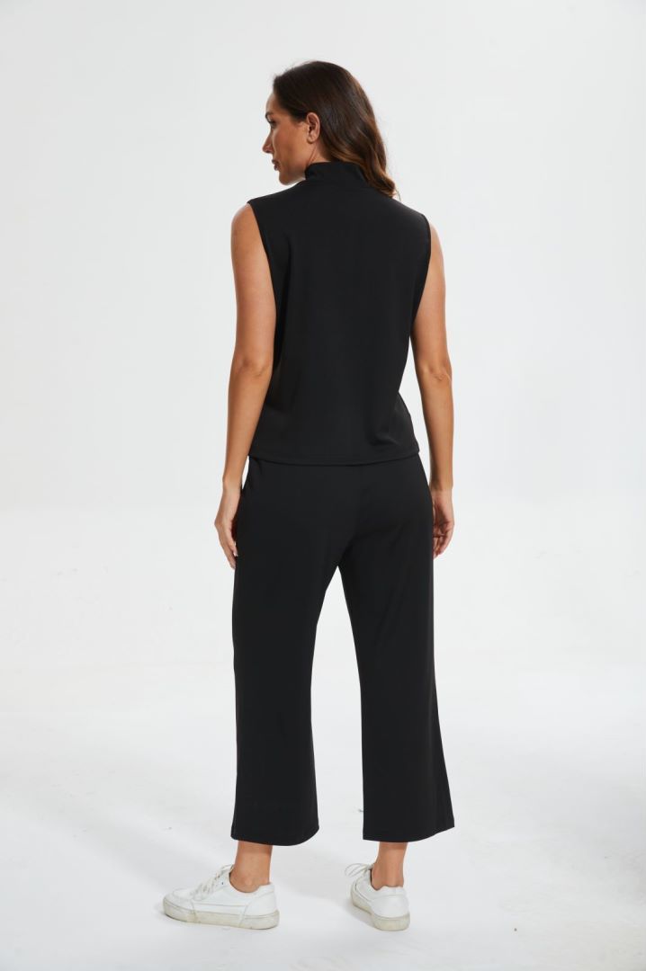 Cropped Wide Leg Pant Set-My Comfy Blouse