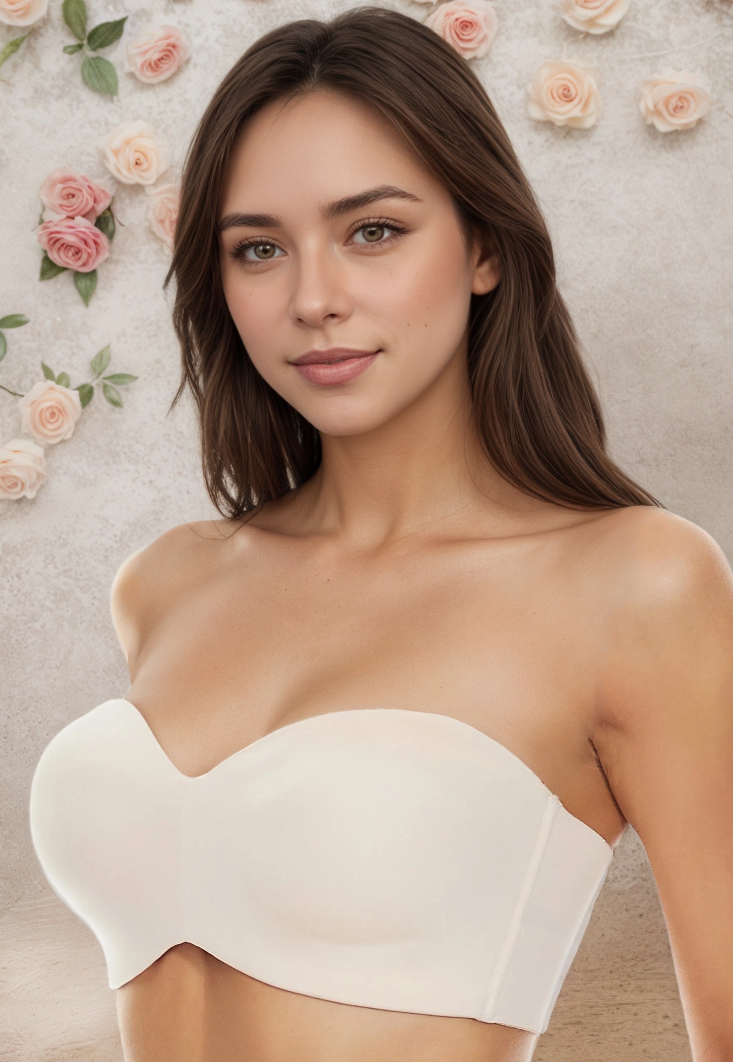 Non Slip Strapless Convertible Bandeau Bra