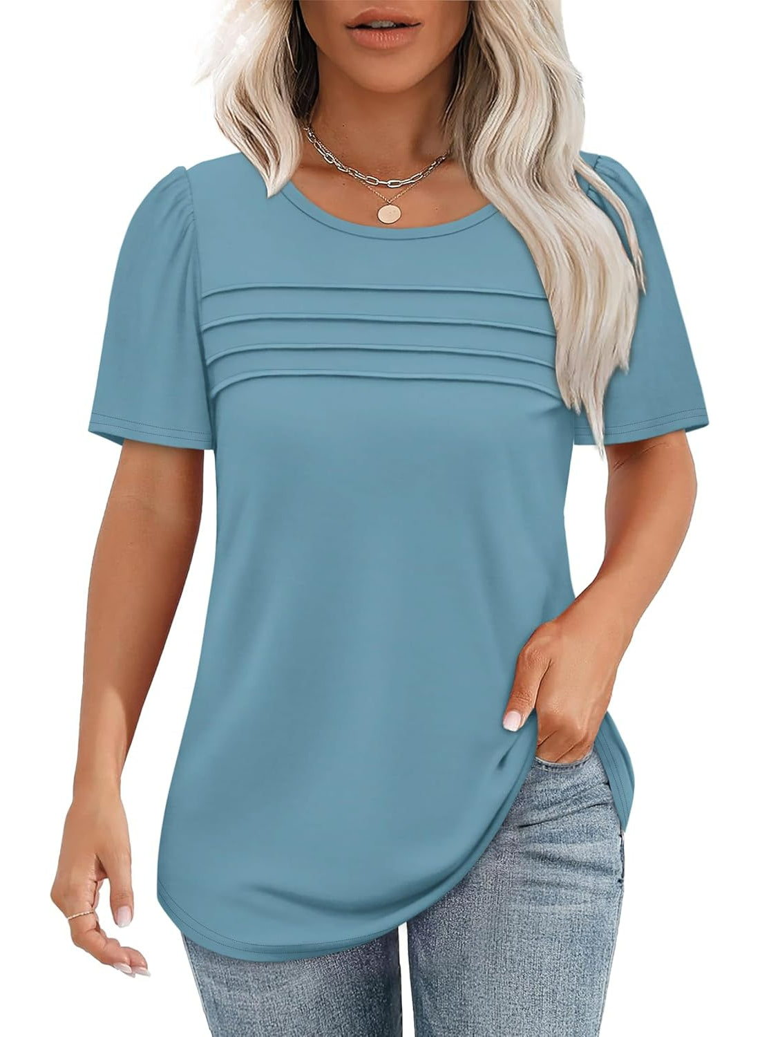 Women Short Sleeve T Shirt-My Comfy Blouse