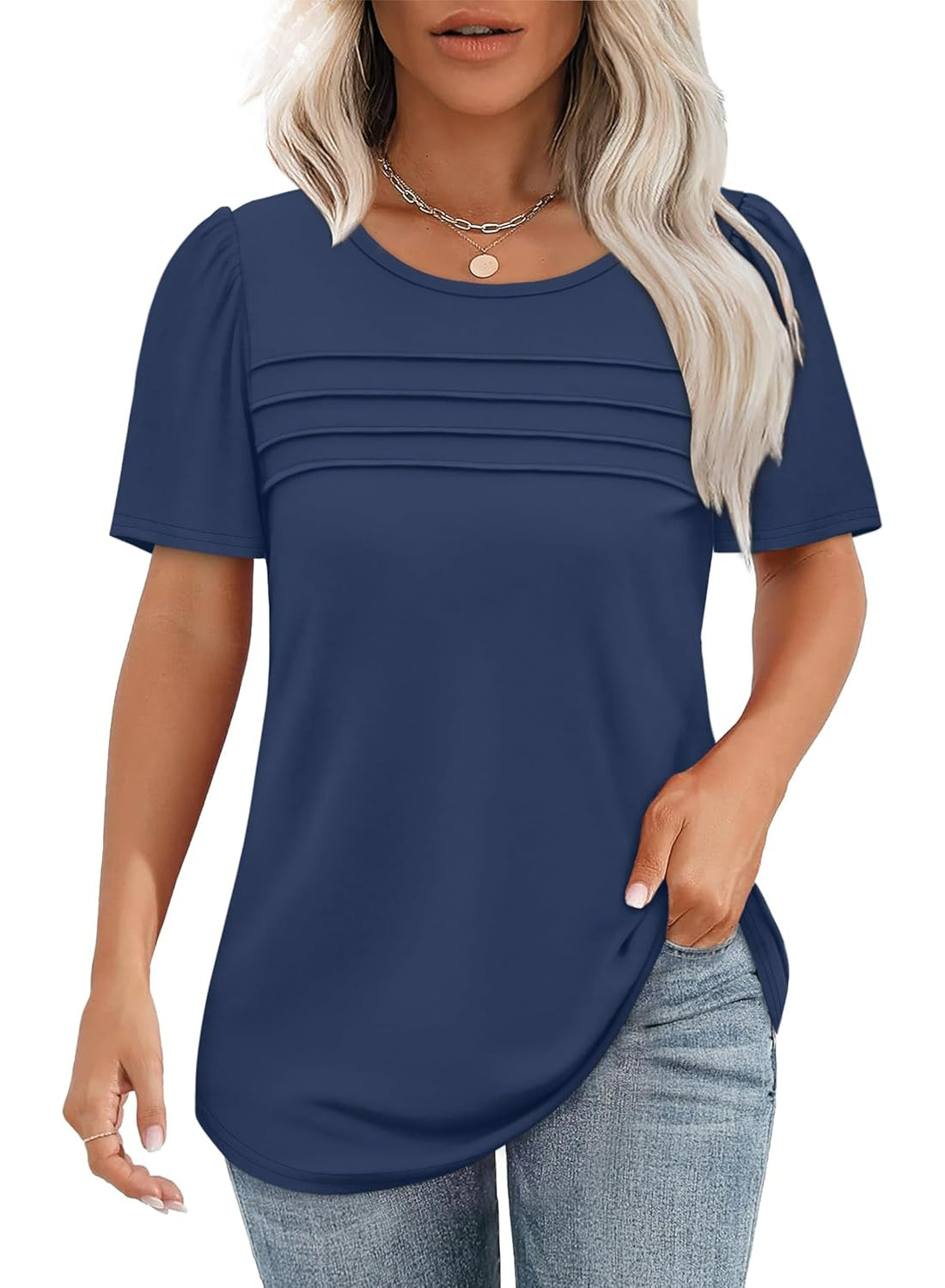 Women Short Sleeve T Shirt-My Comfy Blouse