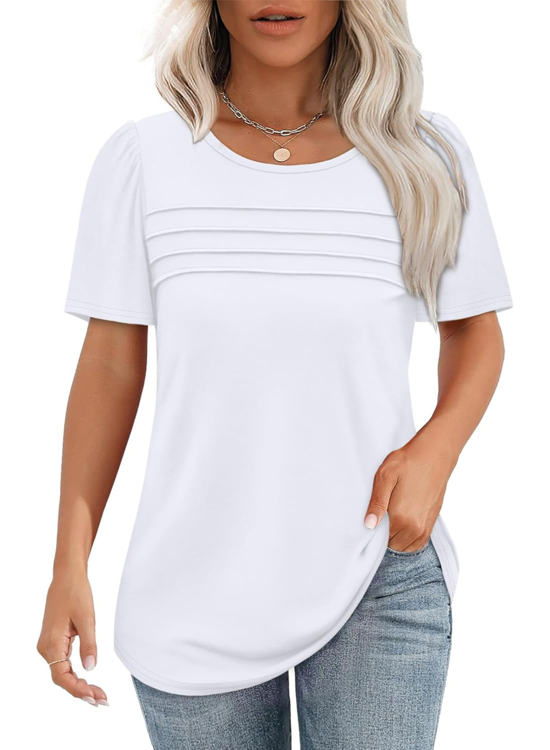 Women Short Sleeve T Shirt-My Comfy Blouse