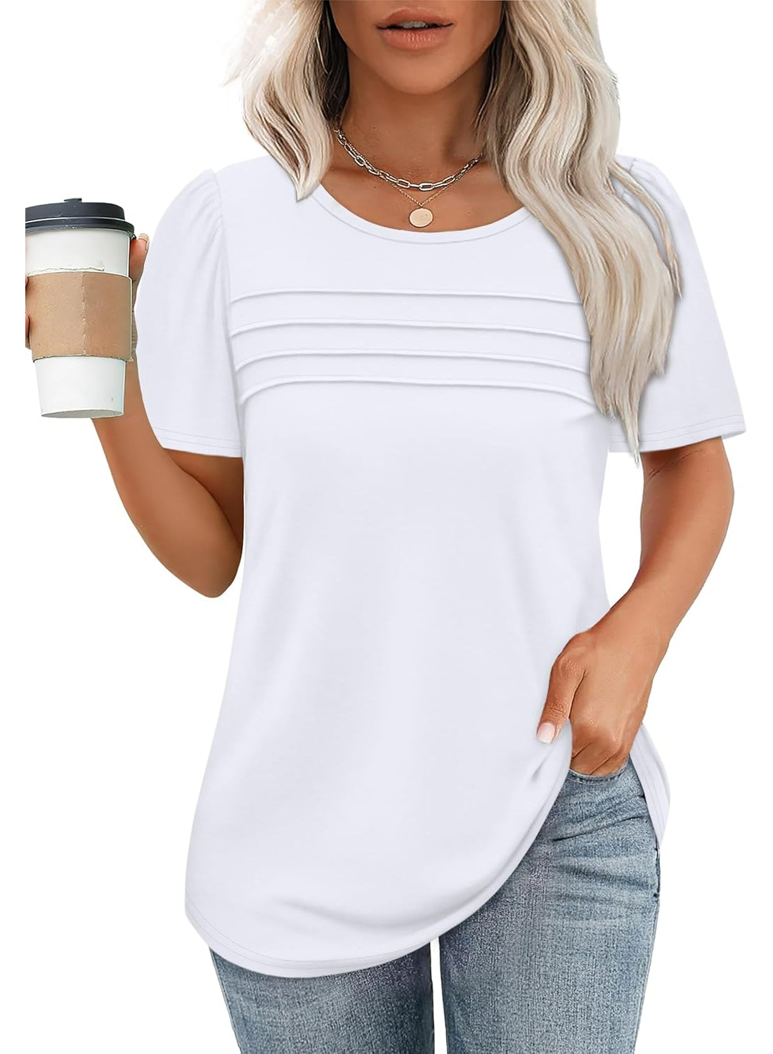 Women Short Sleeve T Shirt-My Comfy Blouse