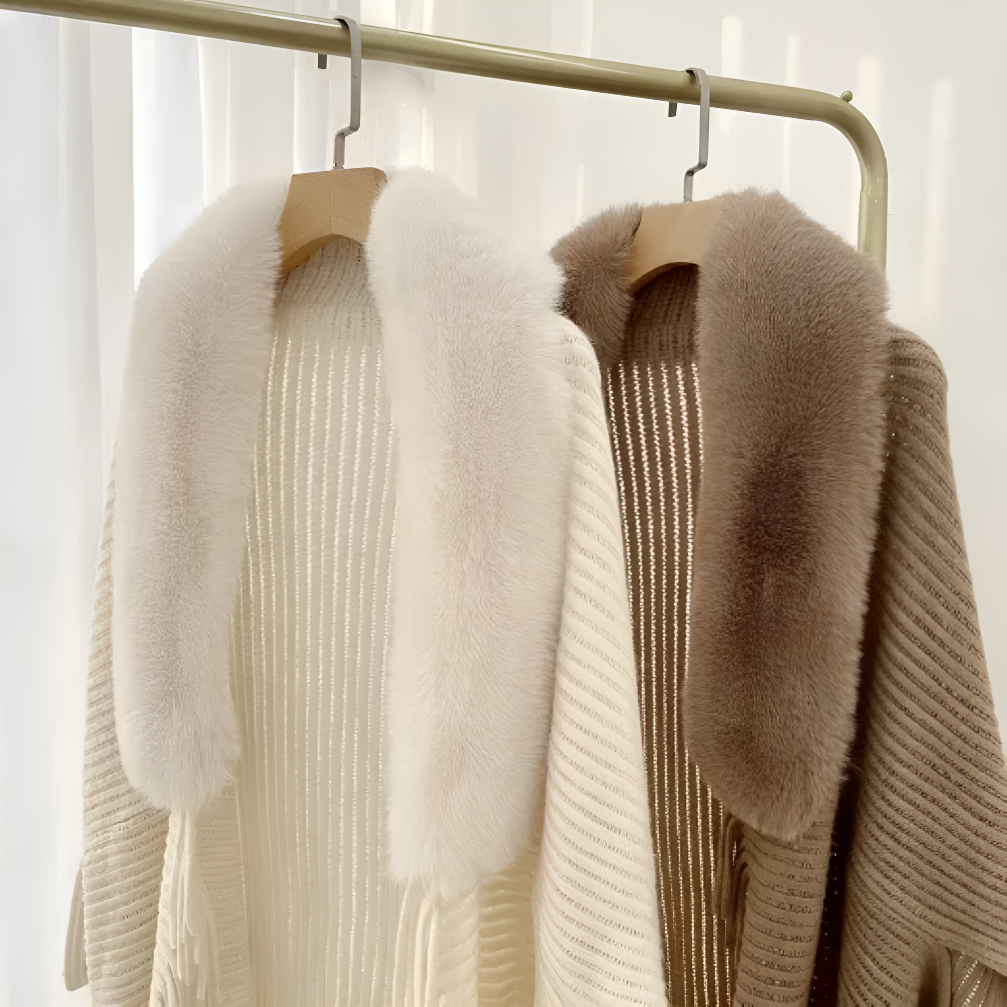 Oversized Knitted Shawl With Cashmere Texture-My Comfy Blouse