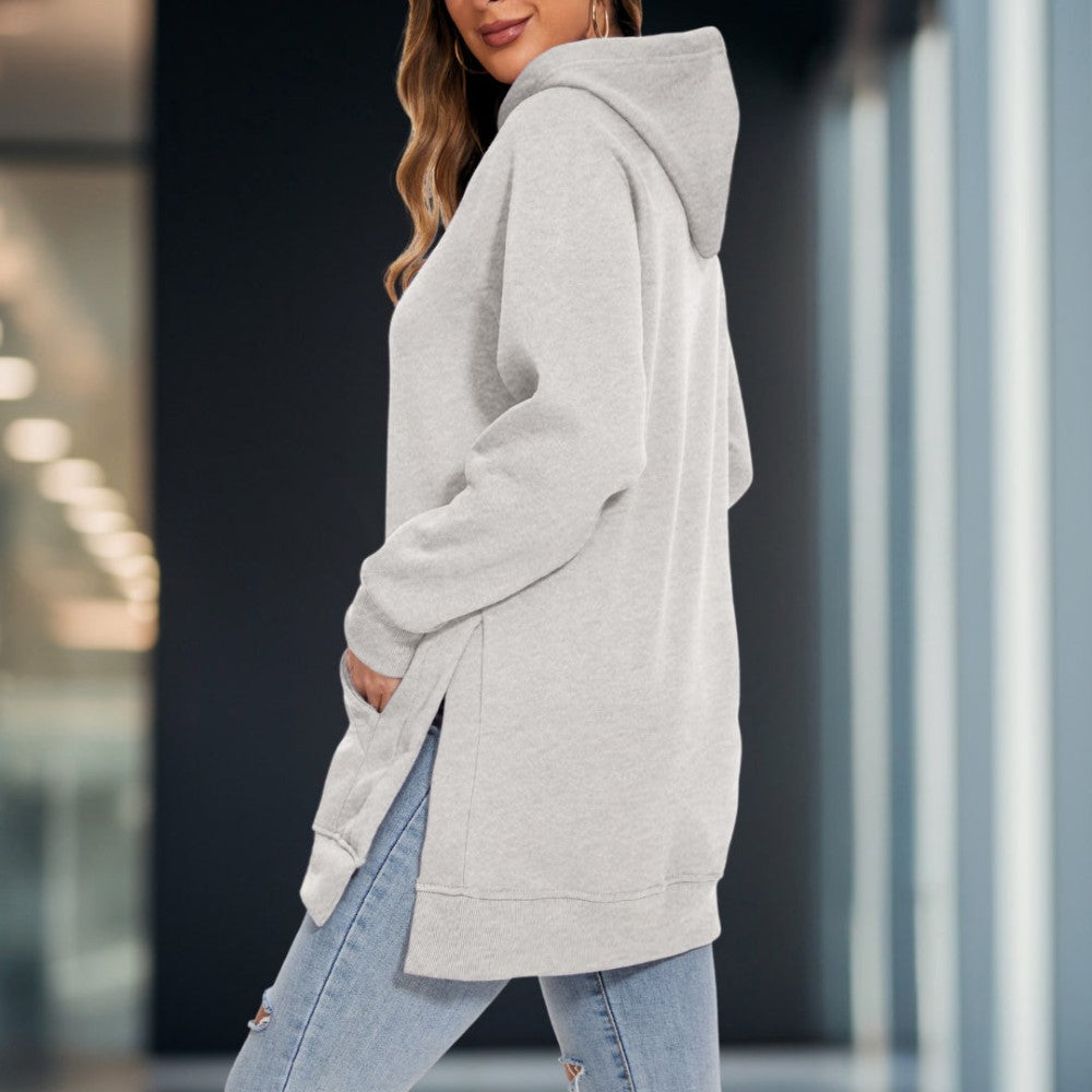 Oversized Soft Hoodie Dress-My Comfy Blouse