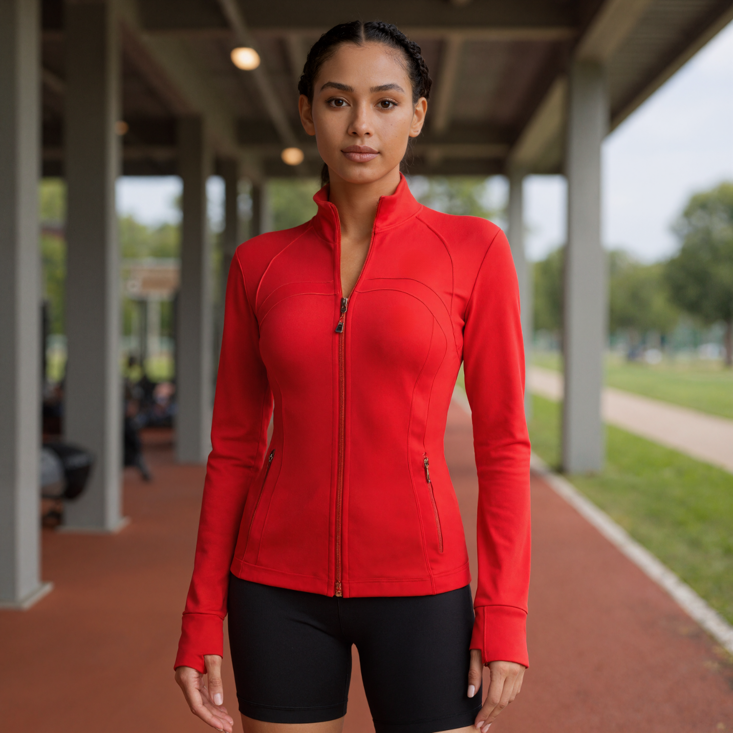 Performance Zip Up Jacket For Stylish And Functional Activewear