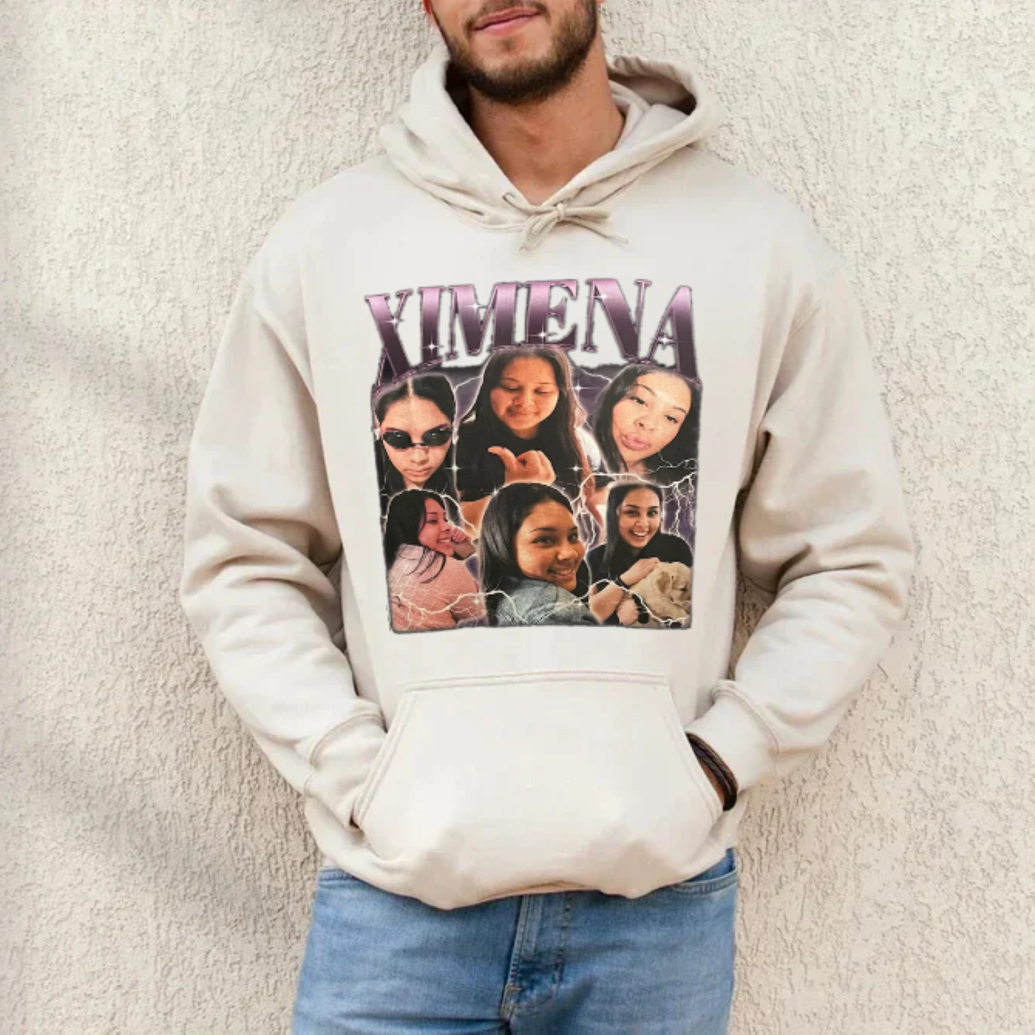 Personalized Vintage Photo Collage Graphic T Shirt