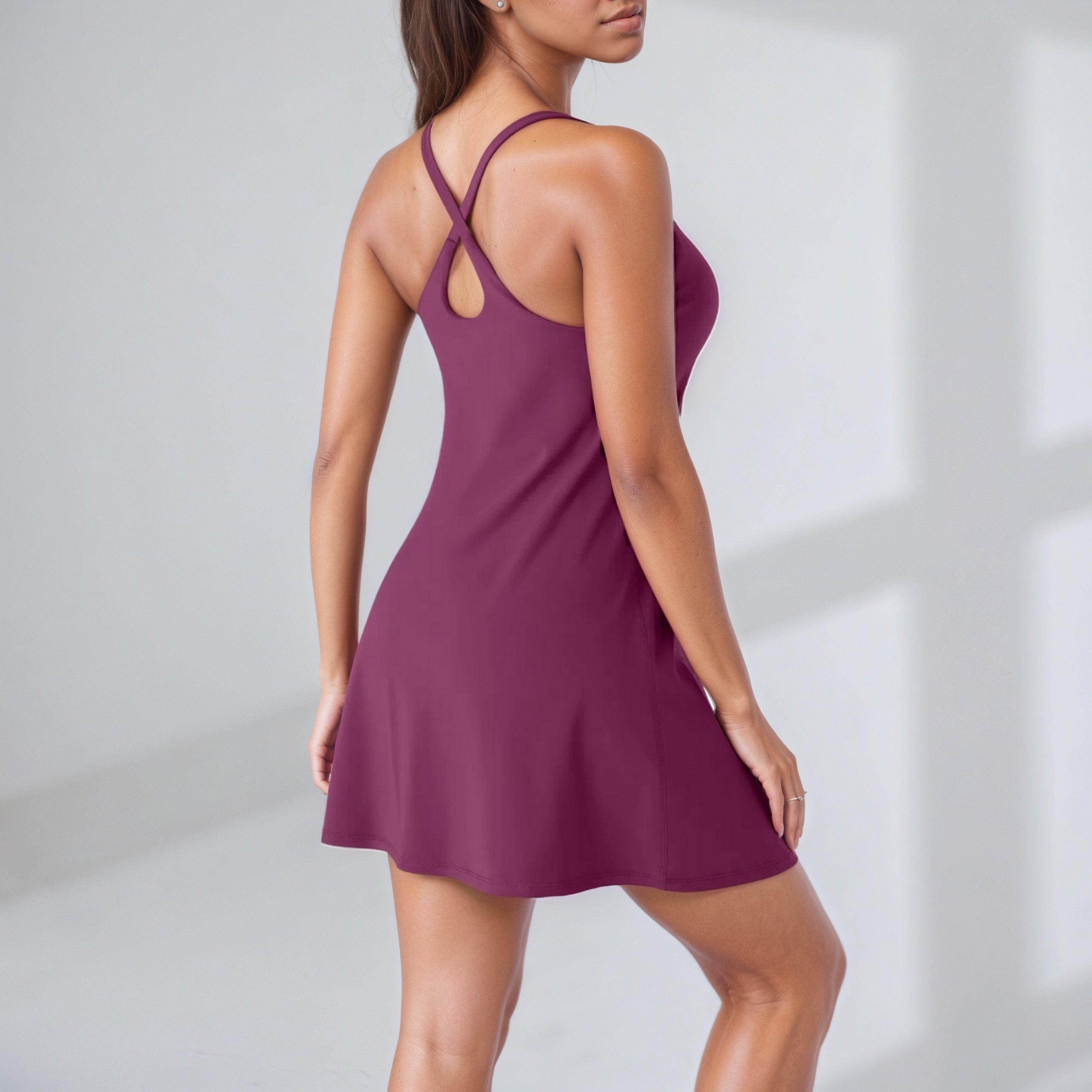 Softlyzero Plush Backless Active Dress-My Comfy Blouse