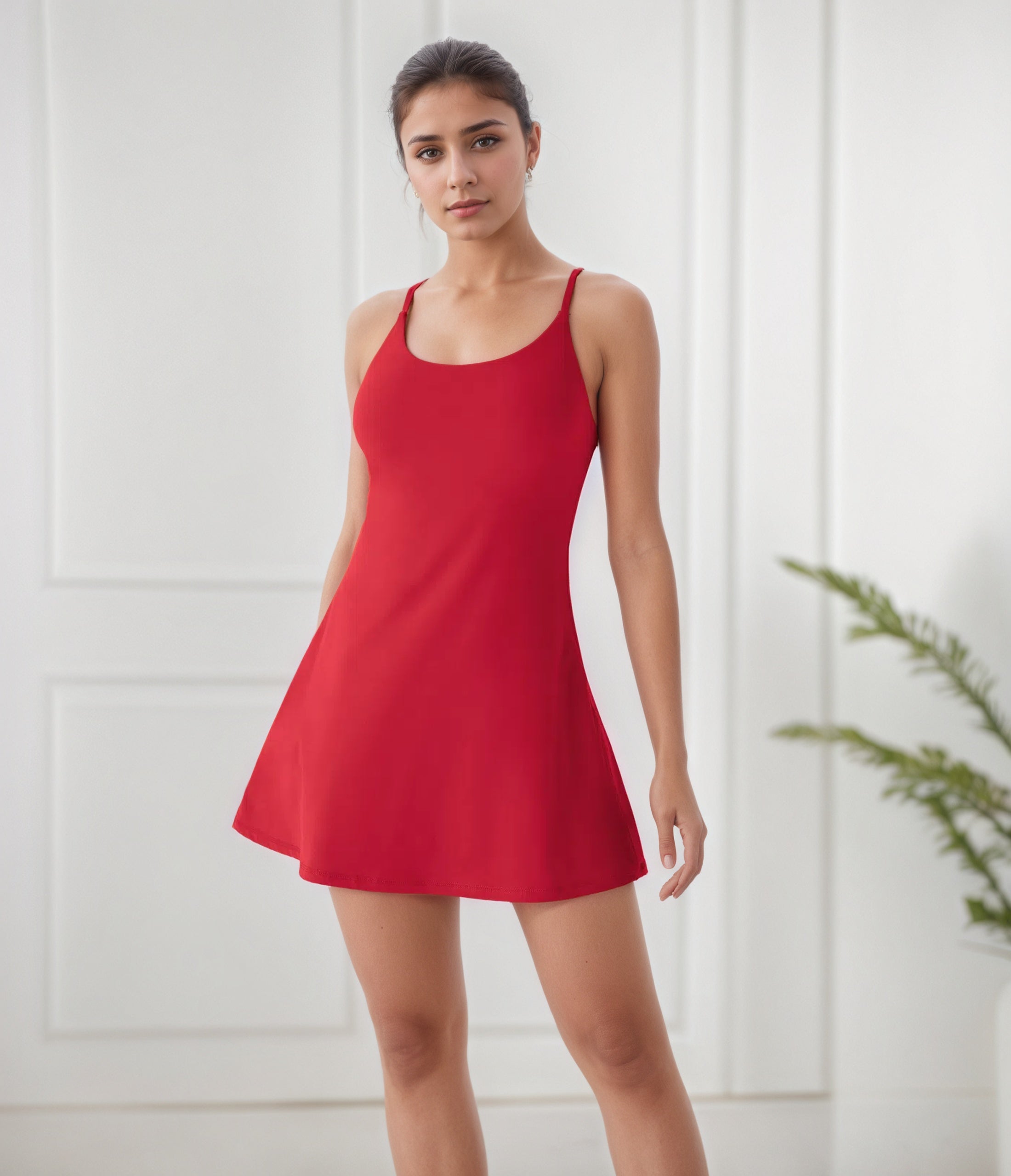 Plush Backless Active Dress