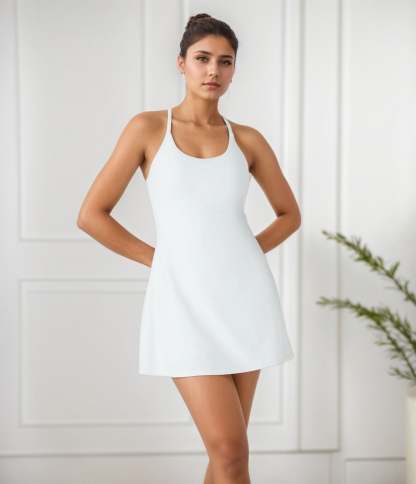 Plush Backless Active Dress