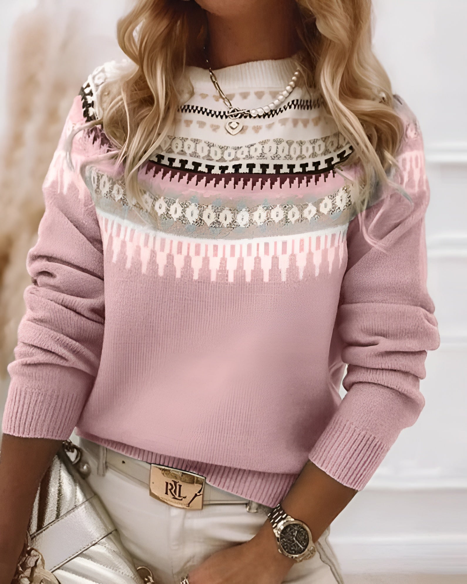 Retro Style Winter Long Sleeve Knitted Sweater-My Comfy Blouse