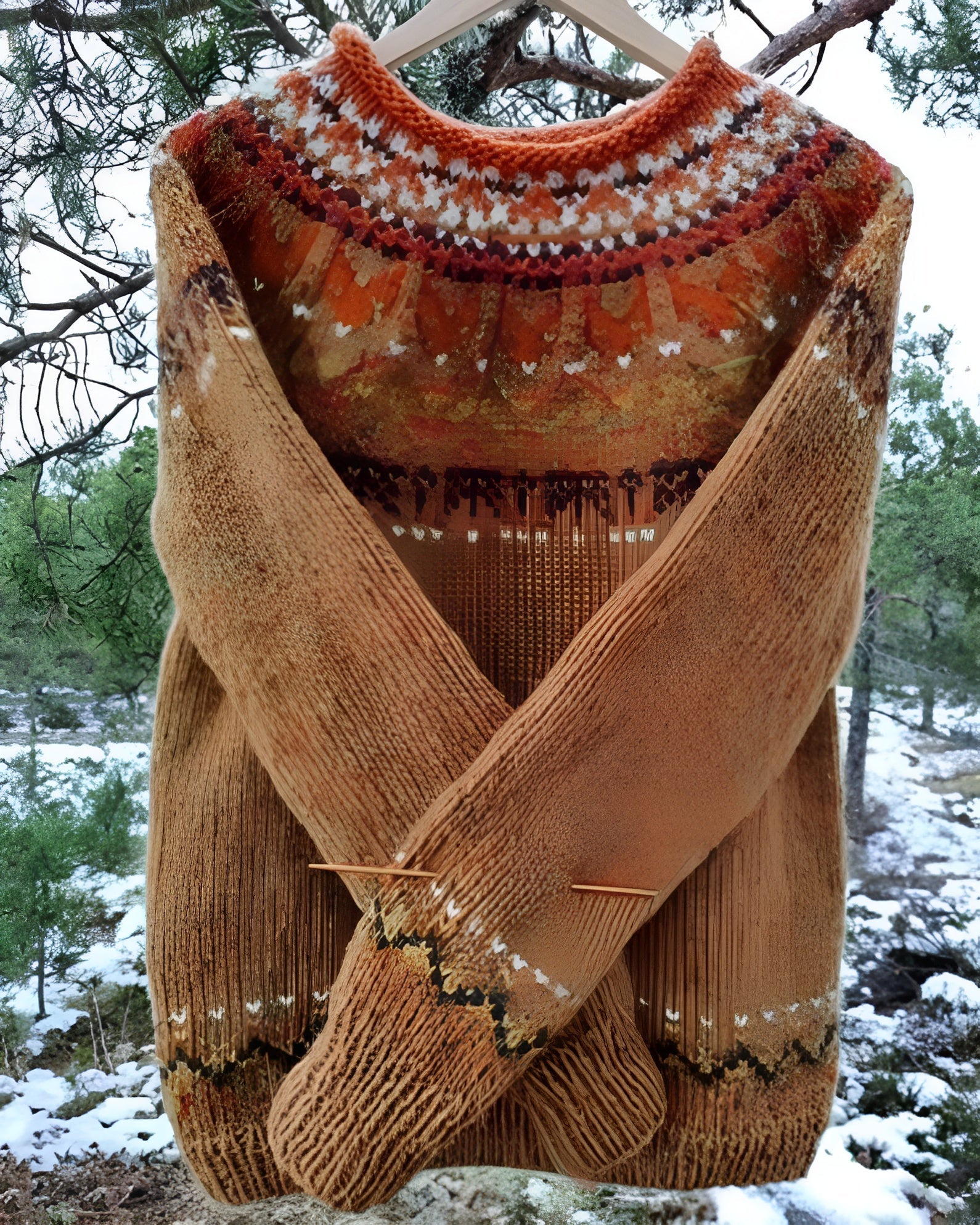 Retro Style Winter Long Sleeve Knitted Sweater-My Comfy Blouse