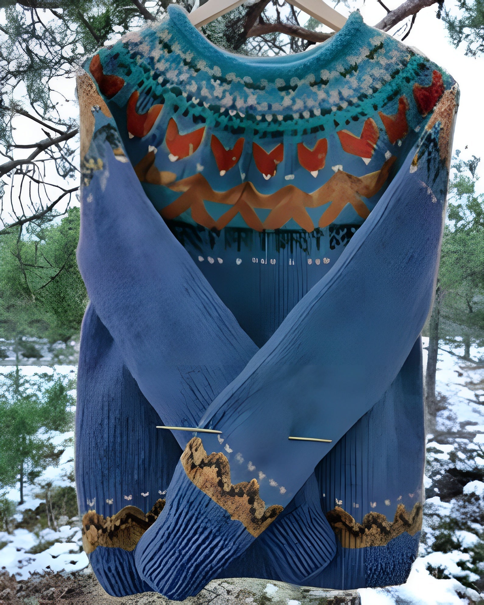 Retro Style Winter Long Sleeve Knitted Sweater-My Comfy Blouse