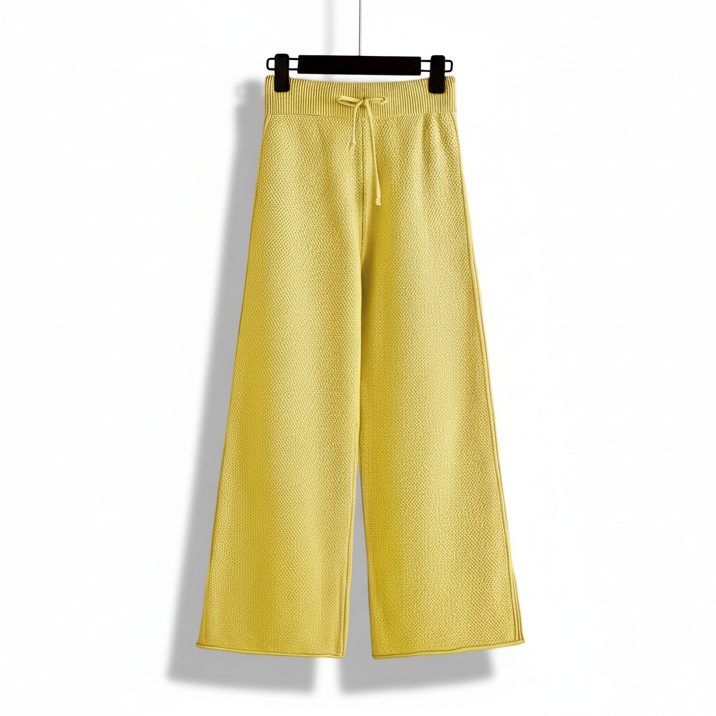 Seed Stitch Knit Two Piece Set For Women