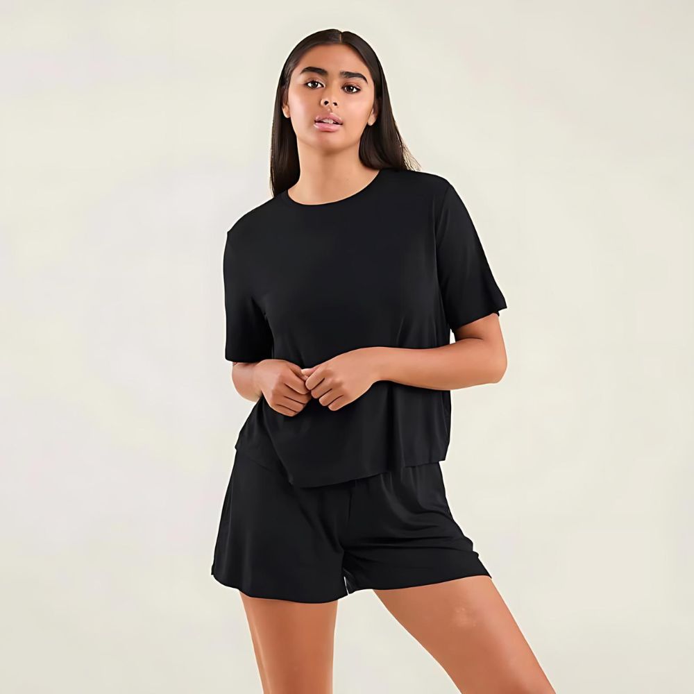 Serene Sleep Pajama Shorts Set-My Comfy Blouse