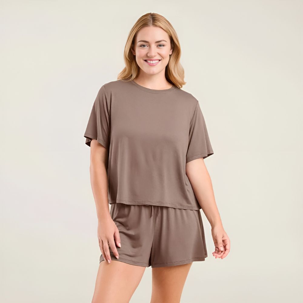 Serene Sleep Pajama Shorts Set-My Comfy Blouse