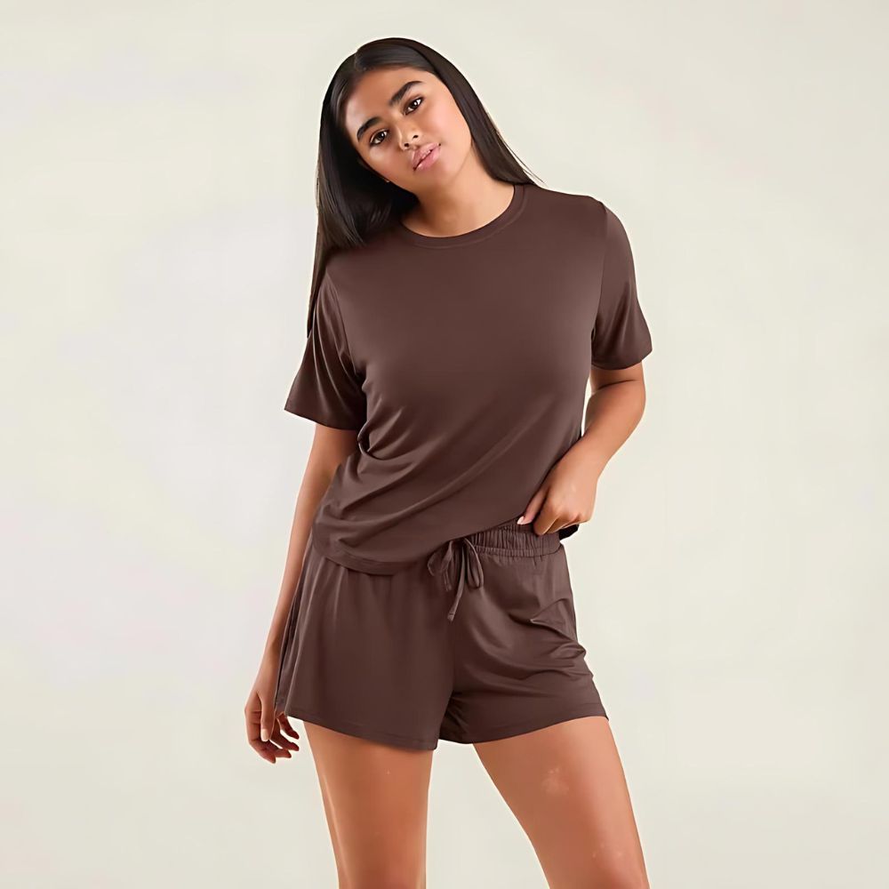 Serene Sleep Pajama Shorts Set-My Comfy Blouse