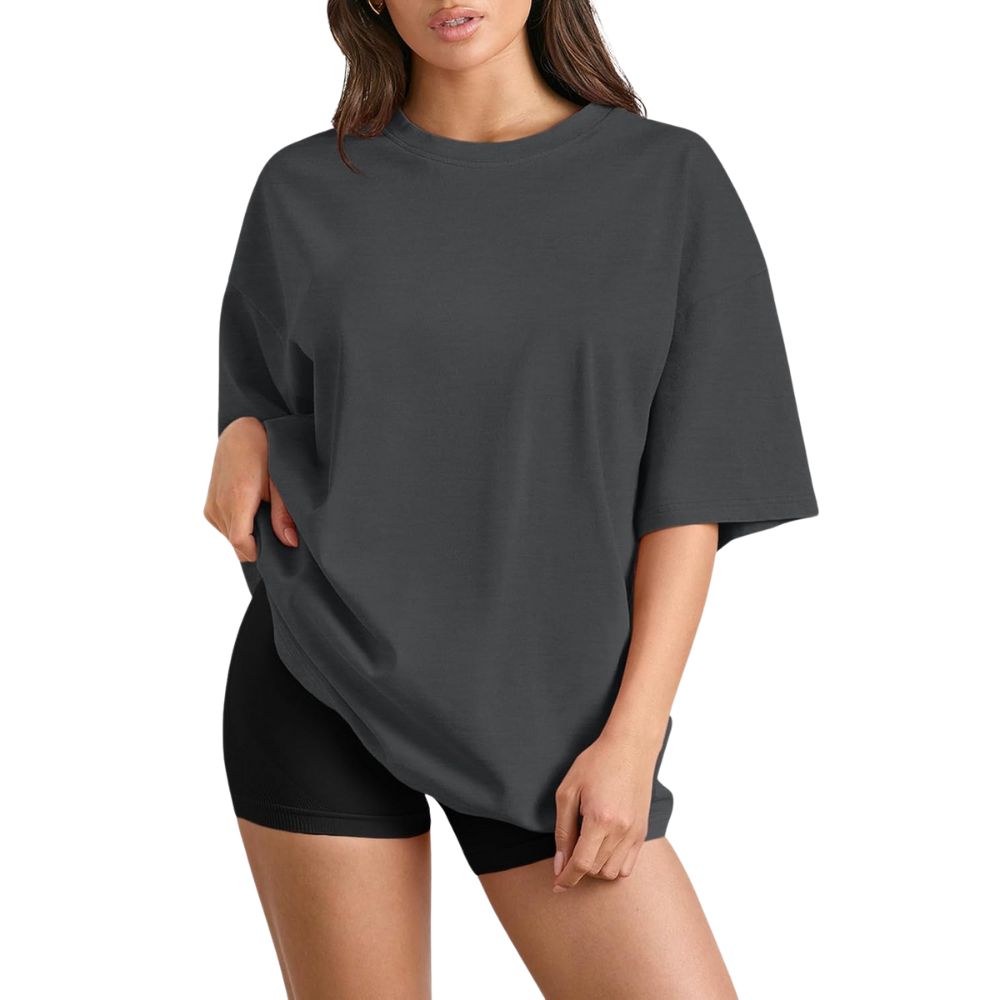 Women's Oversized Summer T Shirts Casual Tops Short Sleeves