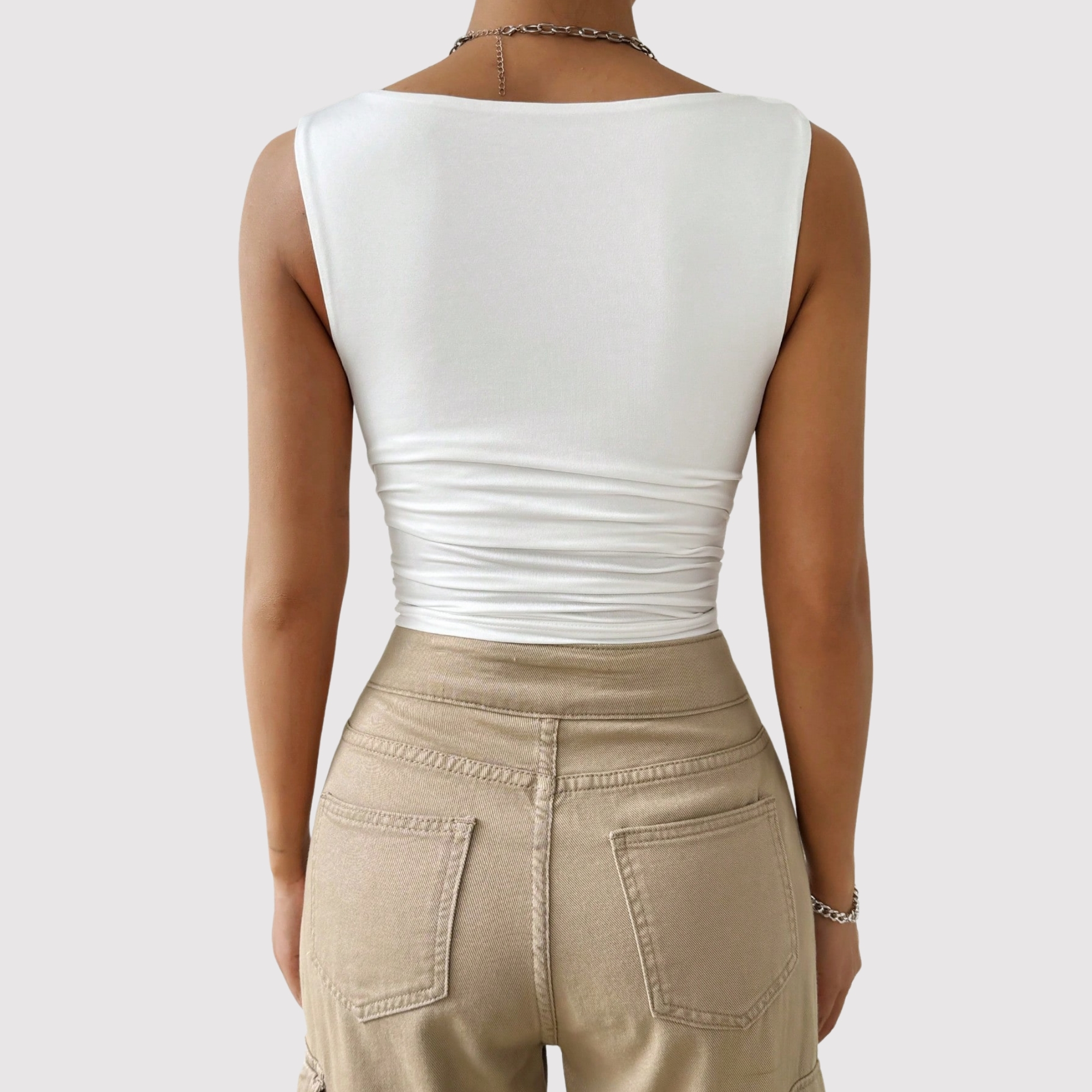 Slim Fit Tank Top With Built In Padding