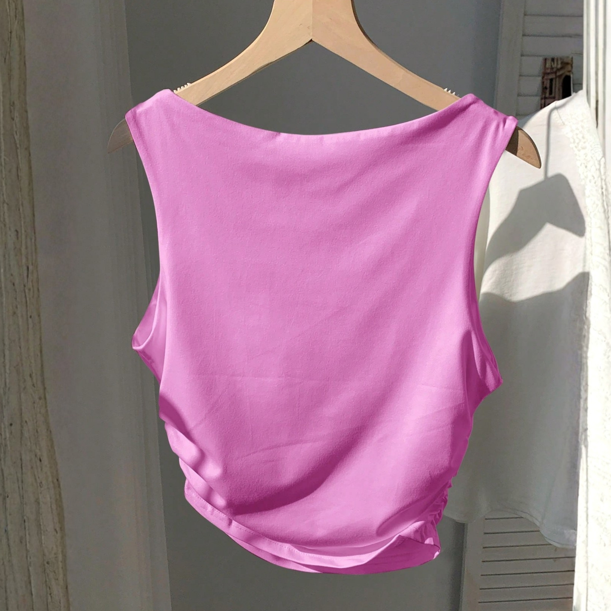 Slim Fit Tank Top With Built In Padding