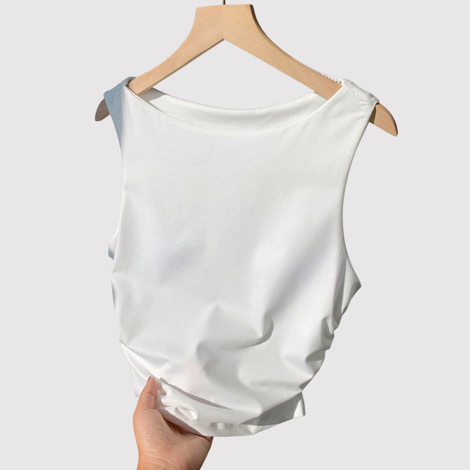 Slim Fit Tank Top With Built In Padding