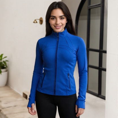 Sport Inspired Zip Front Jacket