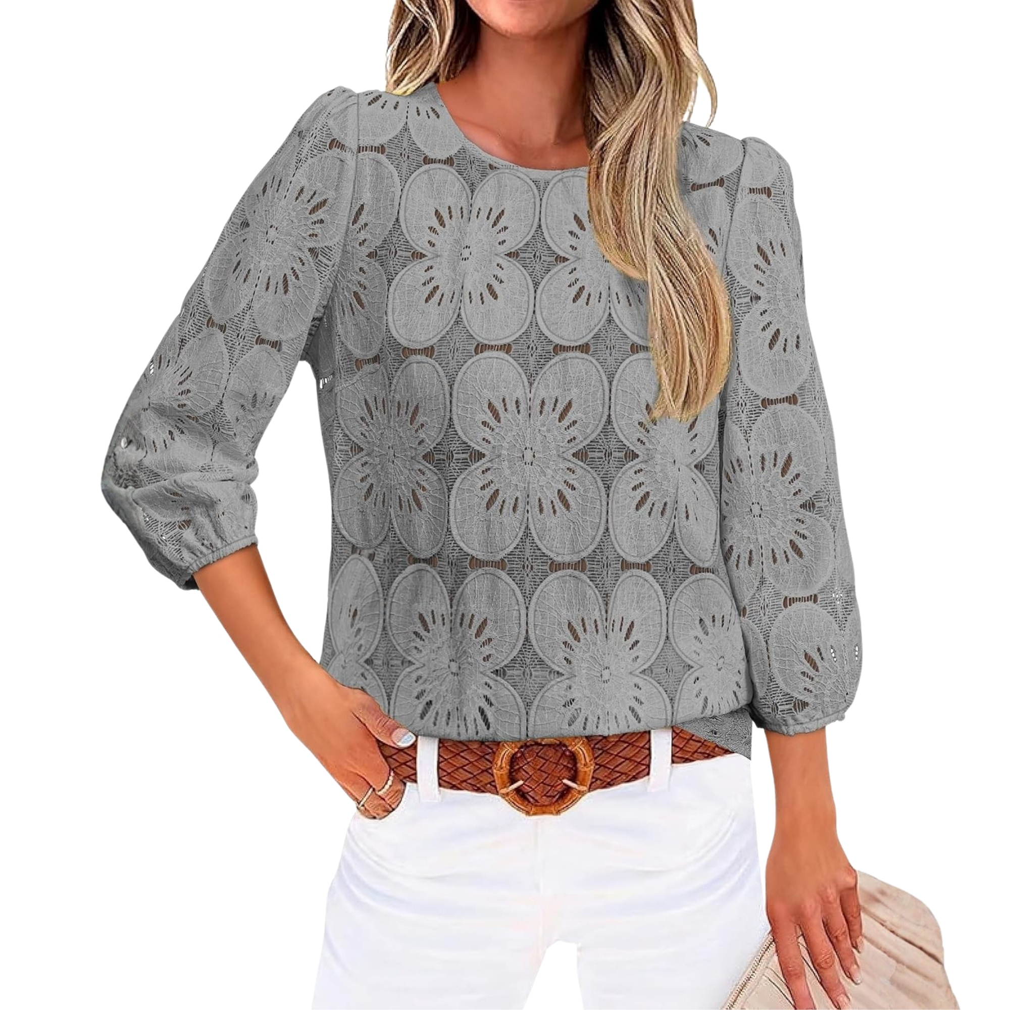 Spring Summer Lace Shirts For Women
