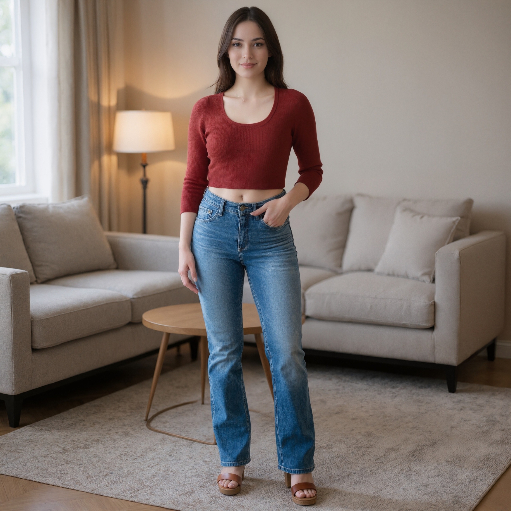 Streamlined Fit Bootcut Jeans