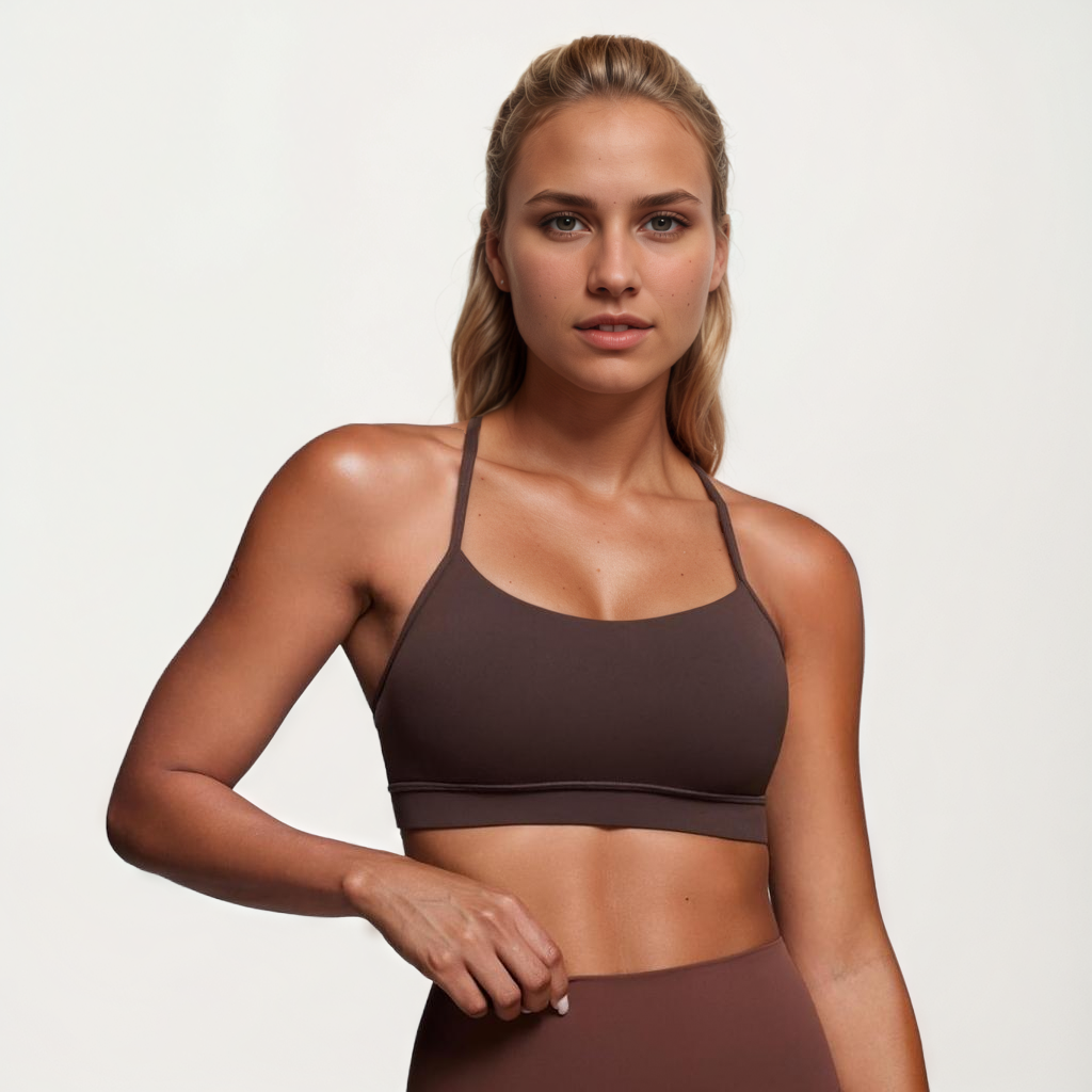 Thin Strap Y Back Bra