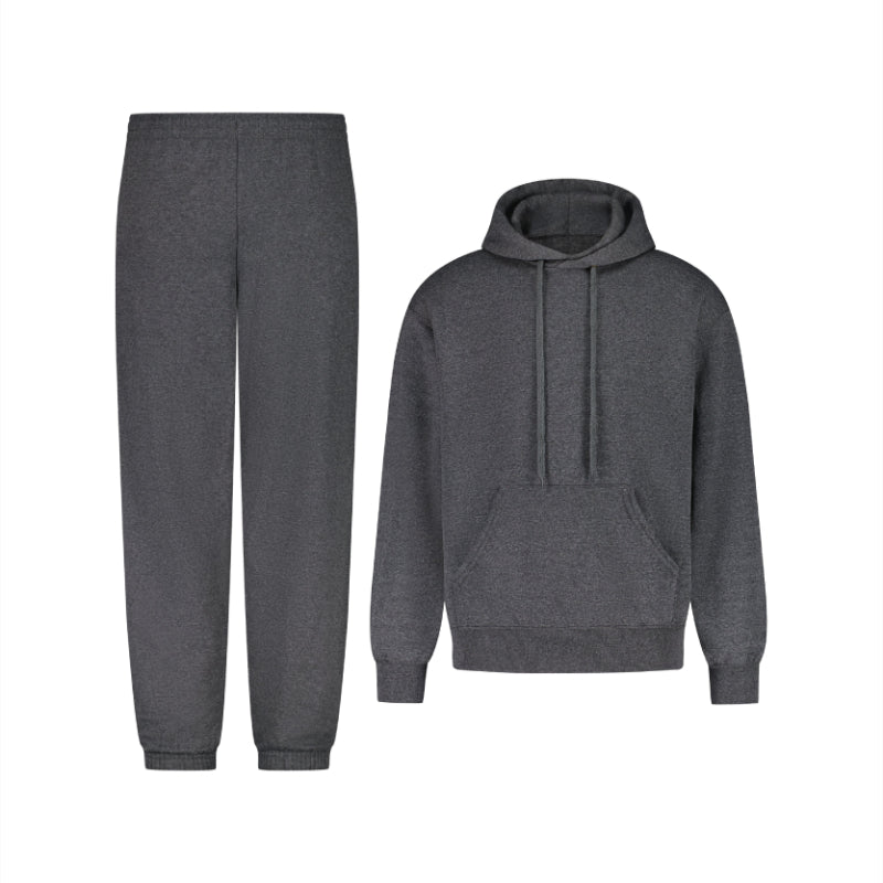 Two Piece Jogger Pants And Pullover Hoodie Set-My Comfy Blouse