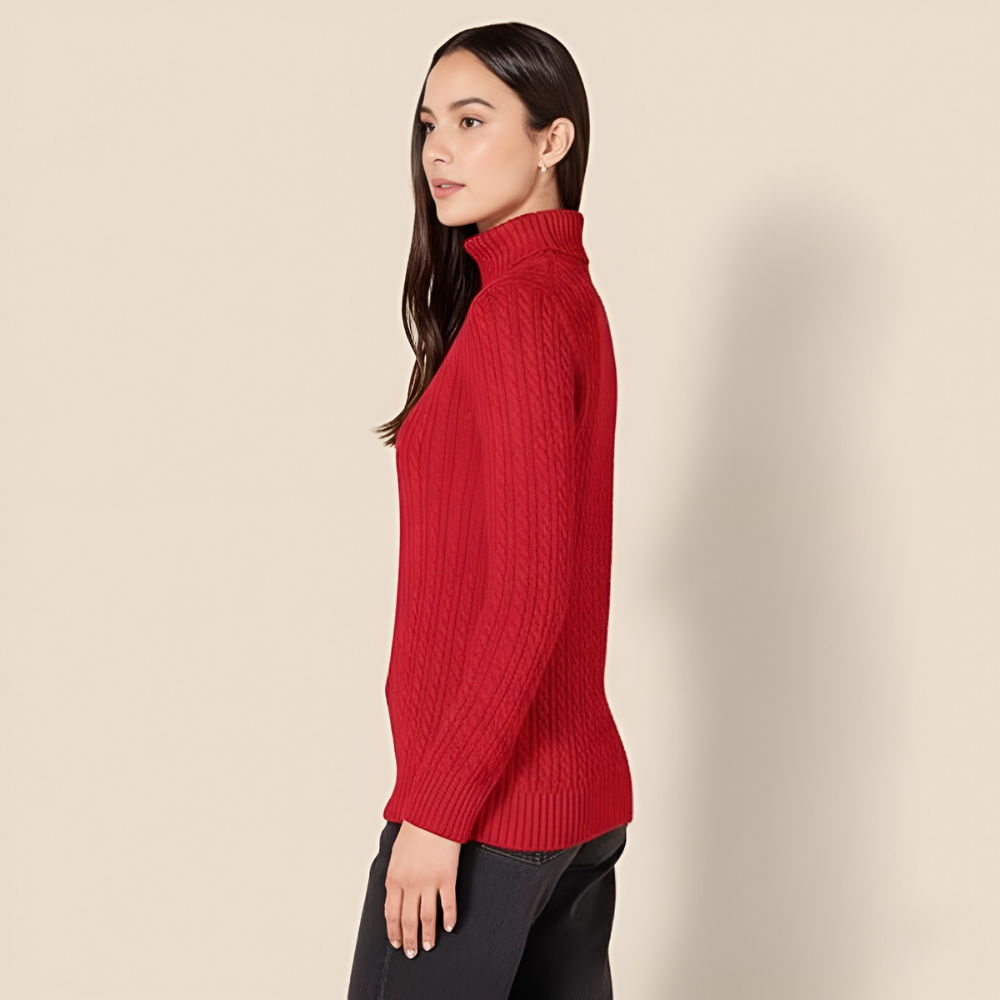 Classic Fisherman Cable Knit Sweater