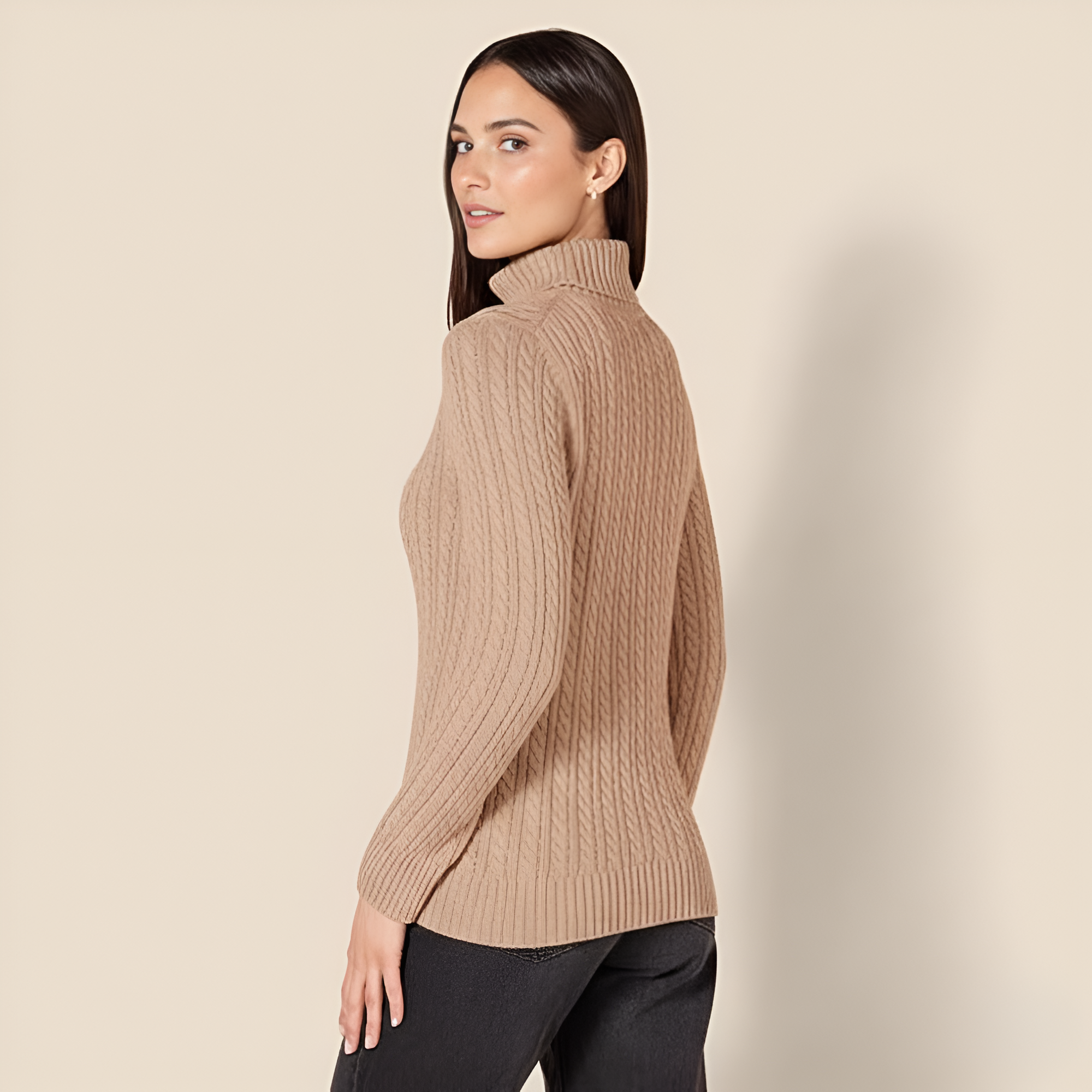 Classic Fisherman Cable Knit Sweater