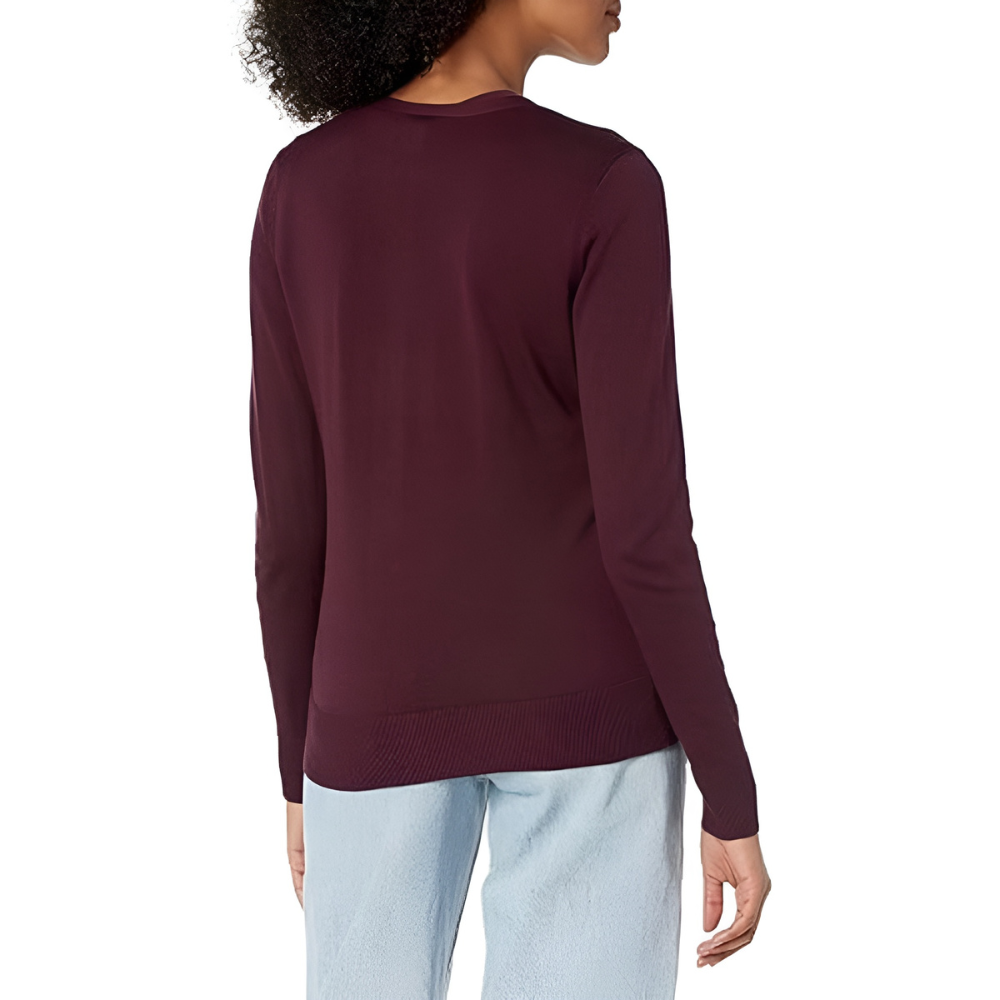 Lightweight V Style Button Cardigan Sweater