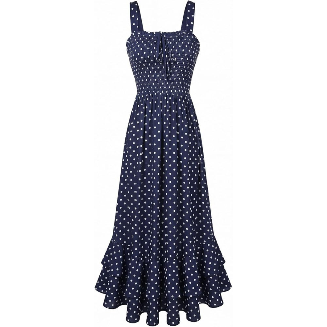 Floral Boho Maxi Dress With Strappy Design And Swing Style For Women