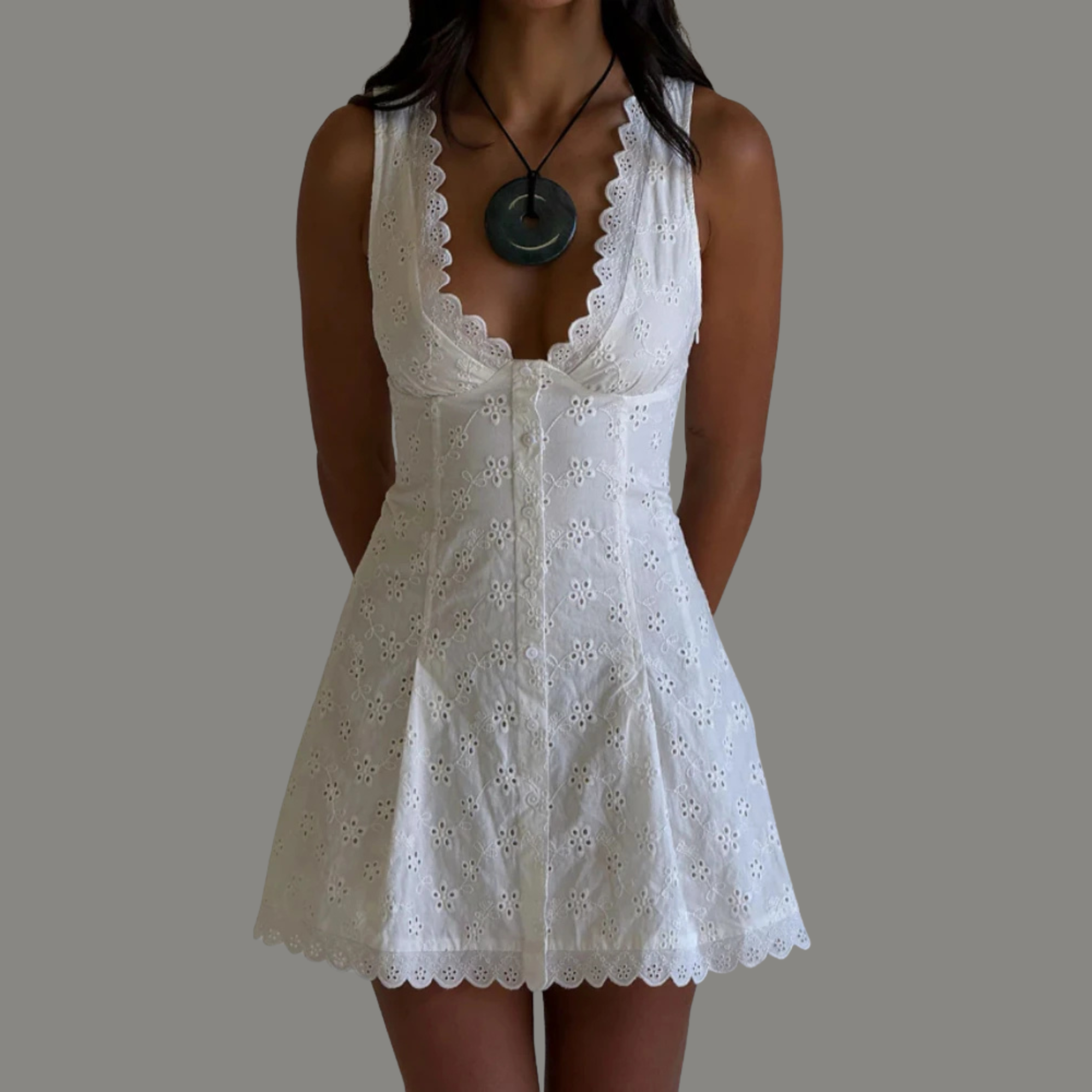 French Style Mini Casual Summer Dress For Women