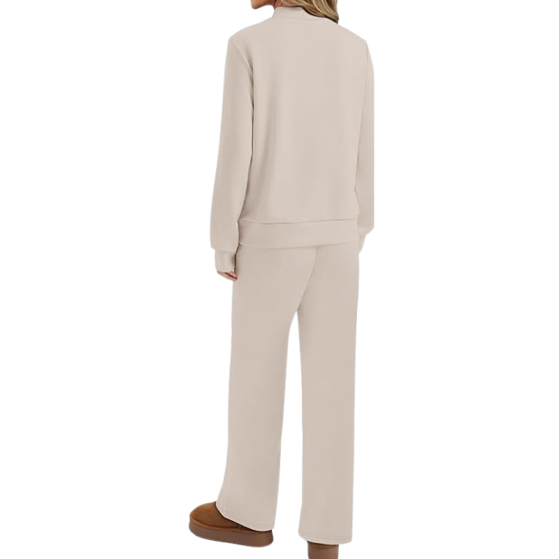 Two Piece Sets For Women Mock Neck Matching Sets Loungewear Fall Clothes