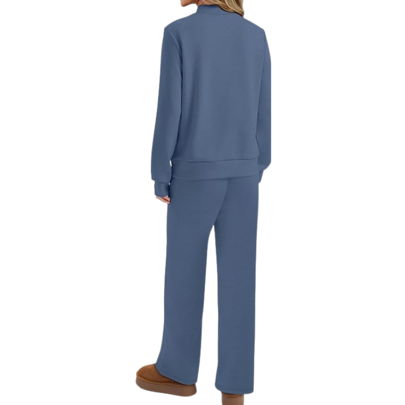 Two Piece Sets For Women Mock Neck Matching Sets Loungewear Fall Clothes