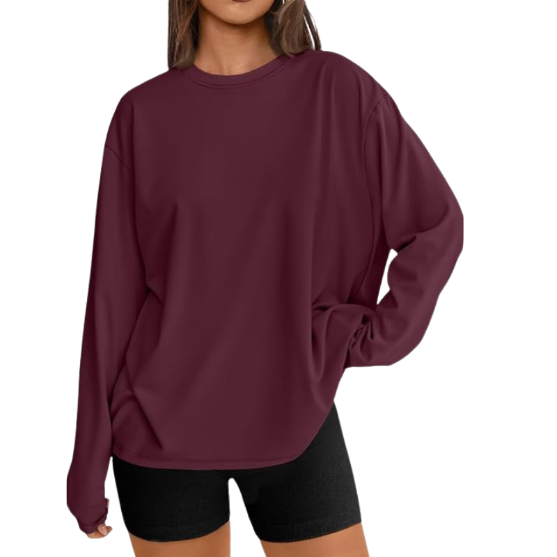 Womens Oversized Long Sleeve T Shirts