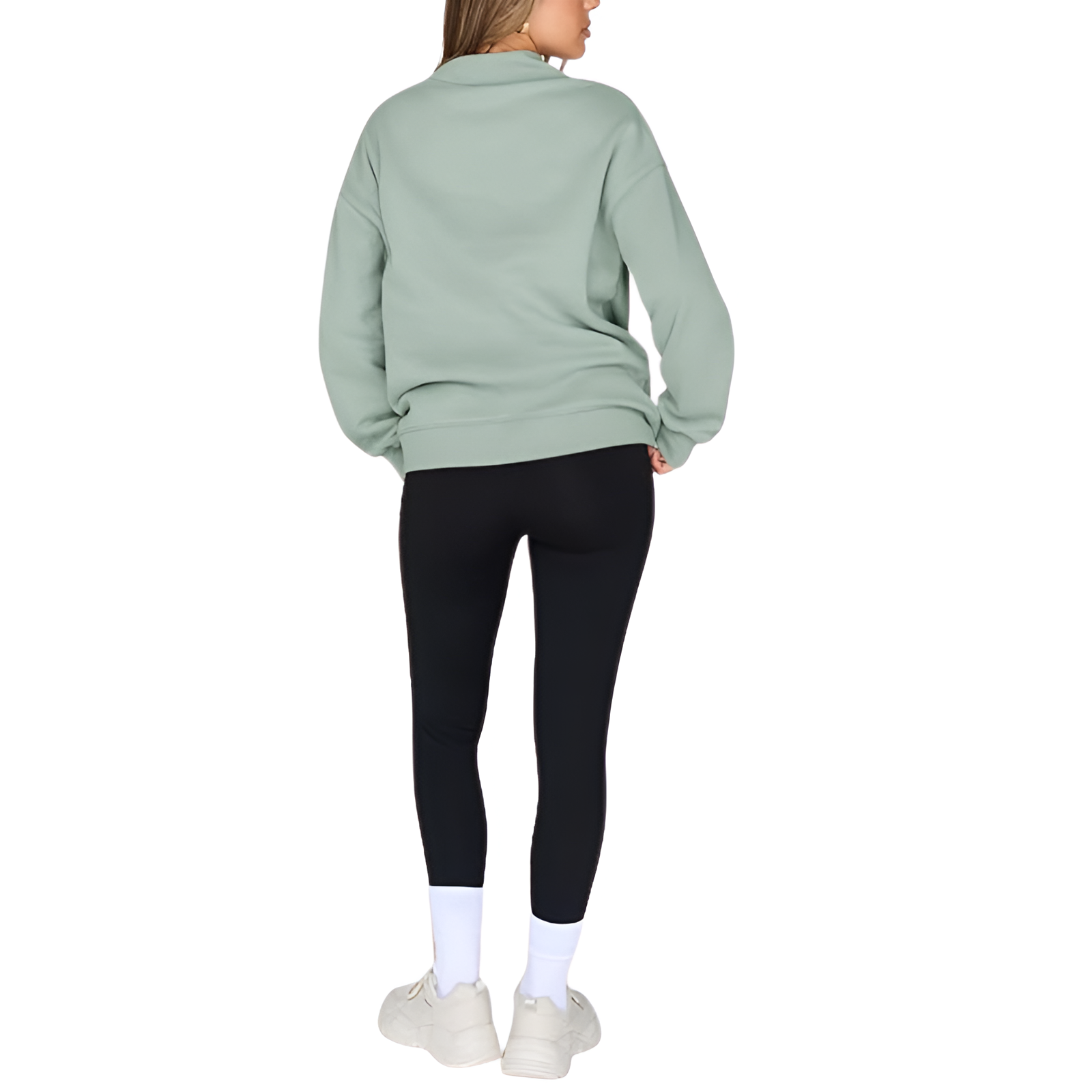 Womens Oversized Sweatshirts Turtleneck Pullover Long Sleeve Hoodies