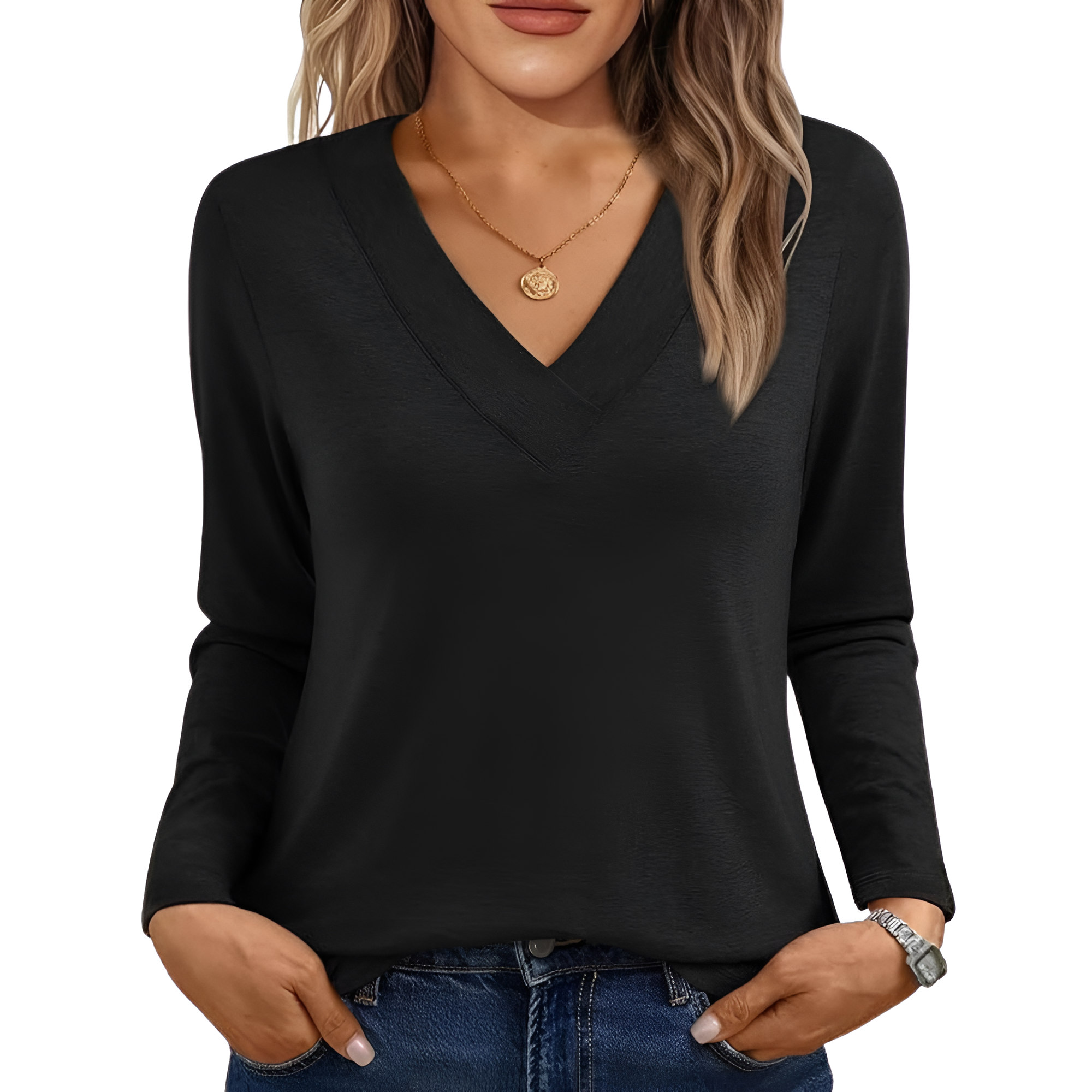 Long Sleeve T Shirt With Comfortable Fit For Women