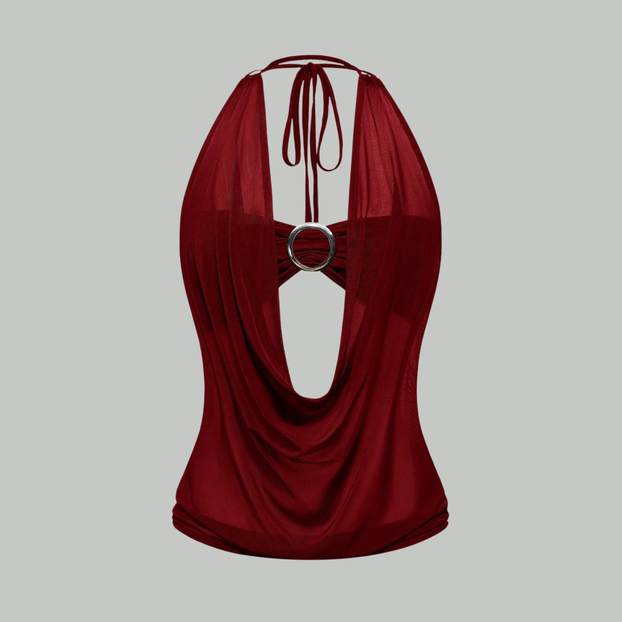 Vintage Loose Fit Camisole With Tube Top Lining