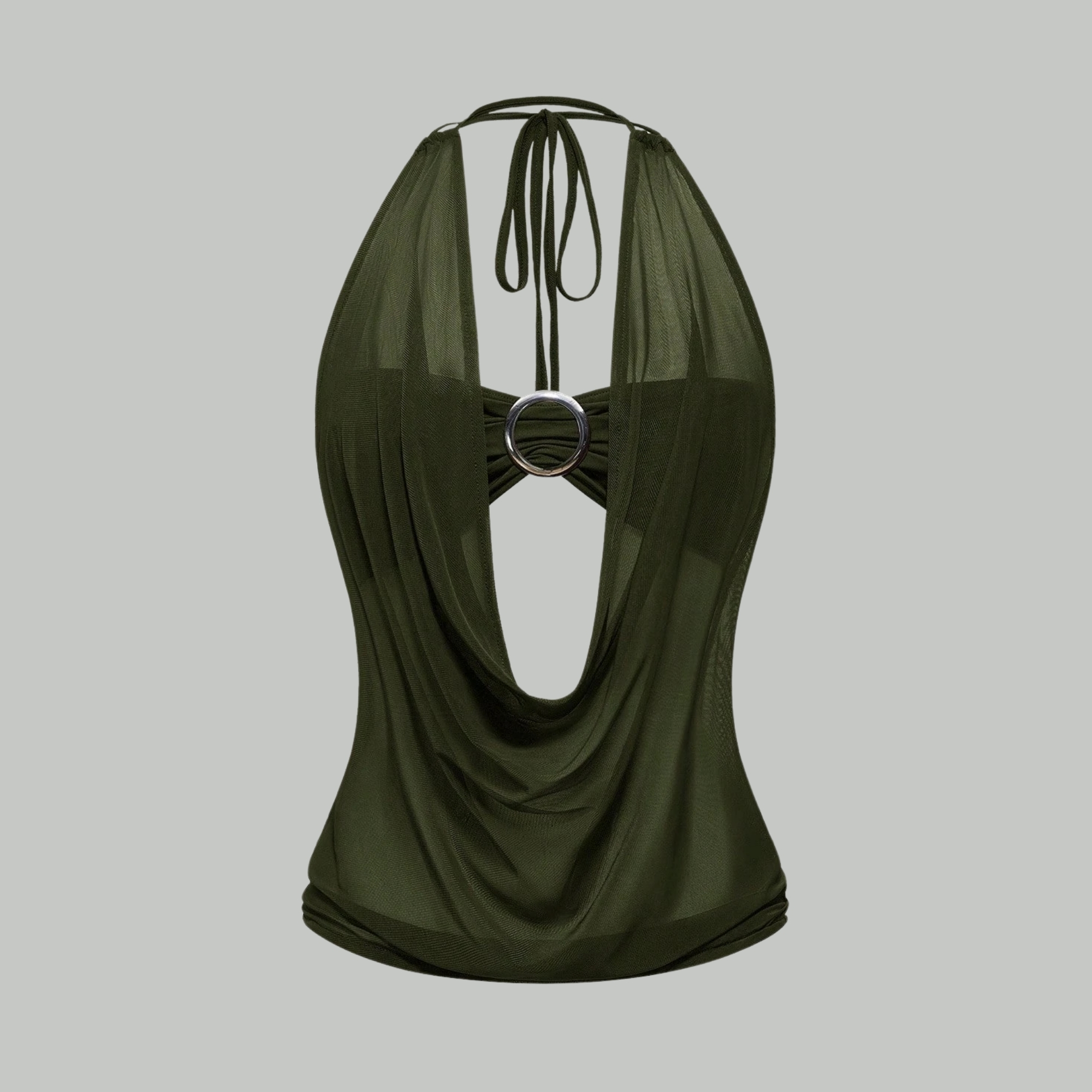 Vintage Loose Fit Camisole With Tube Top Lining