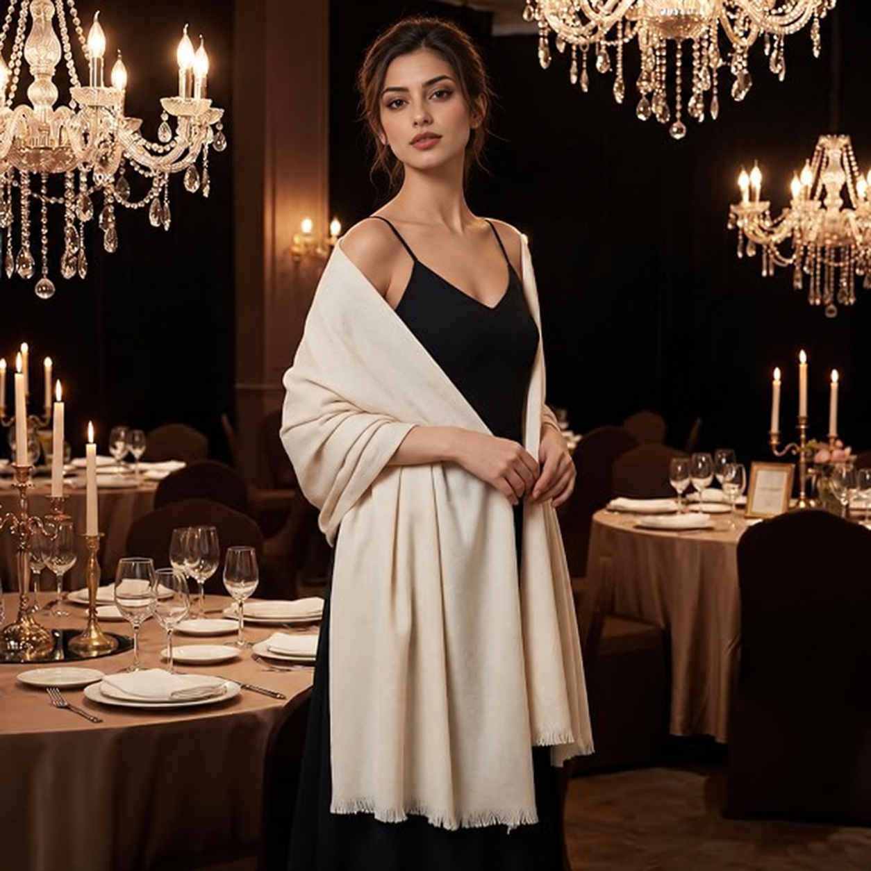 Soft Pashmina Shawl Wrap For Dress For Women
